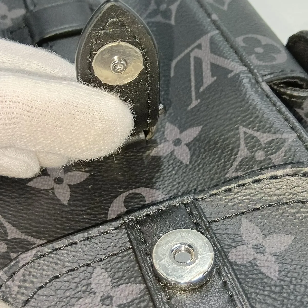 Monogram Eclipse Nano Christopher M82769 Black (RFID detected) — view 14