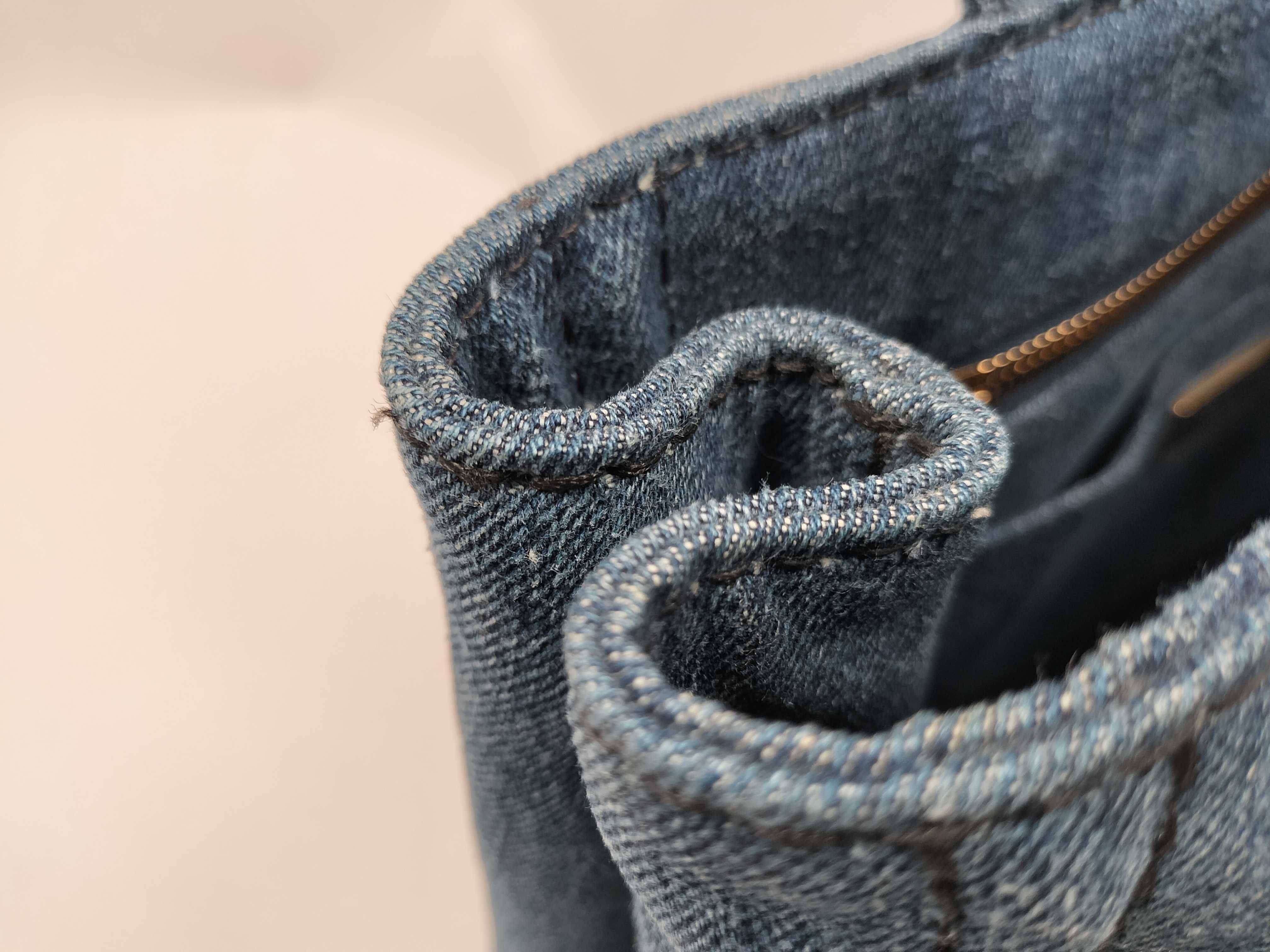 Canapa Denim 2-Way Tote Bag, Blue, 1BG439 (Tote Bag) — view 12