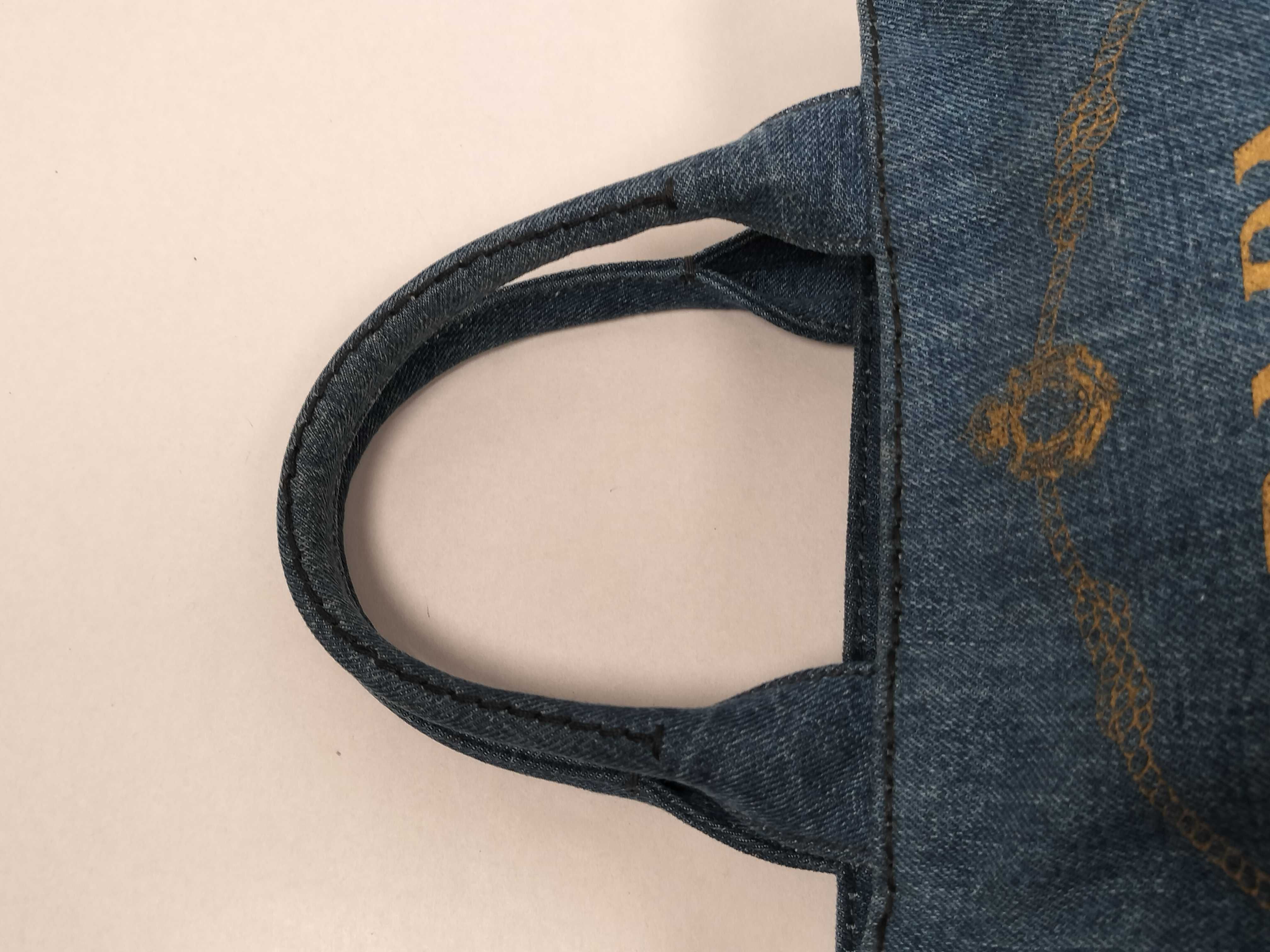 Canapa Denim 2-Way Tote Bag, Blue, 1BG439 (Tote Bag) — view 3