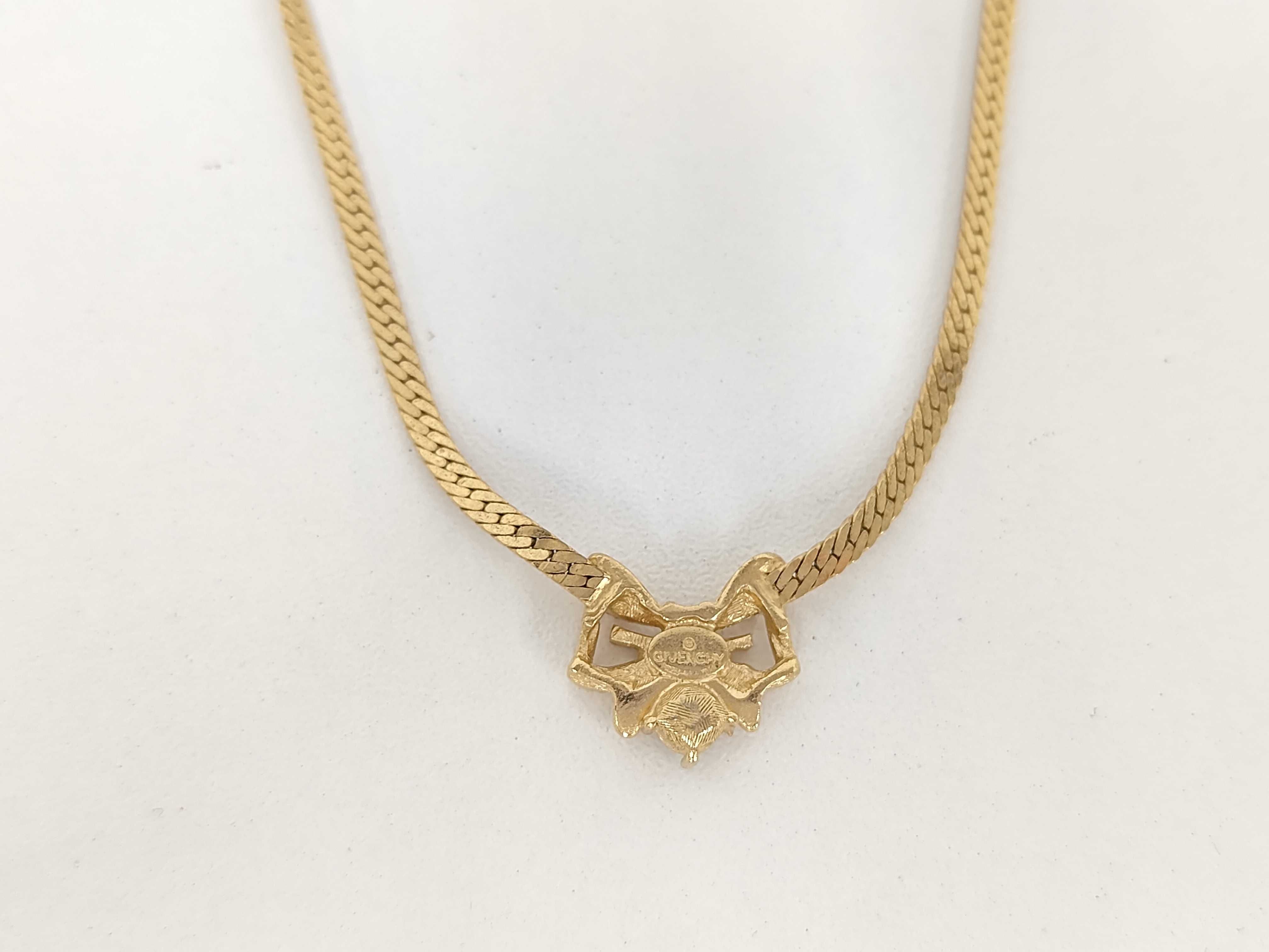 Ribbon Rhinestone Necklace (1 piece) — view 5