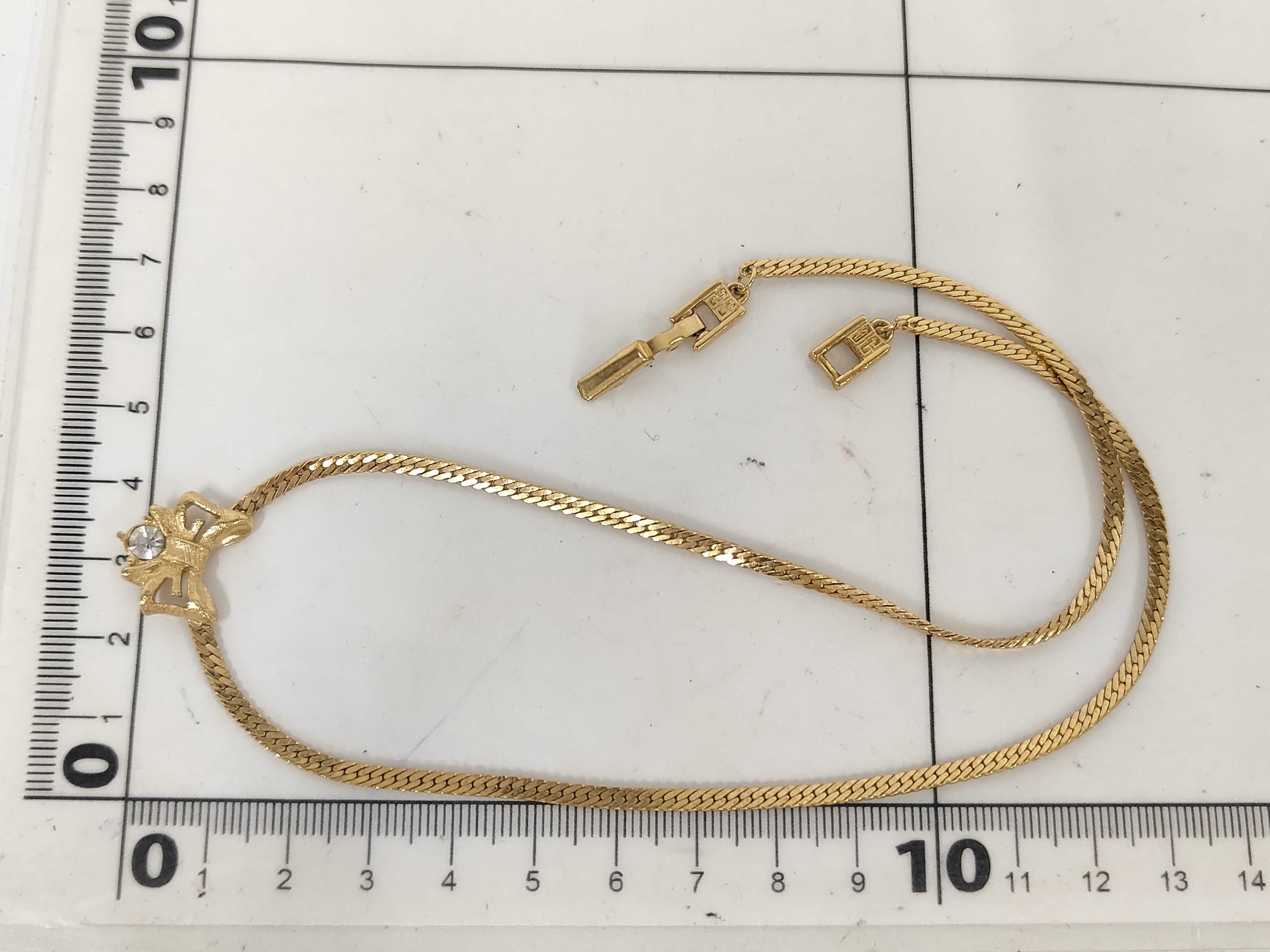 Ribbon Rhinestone Necklace (1 piece) — view 7