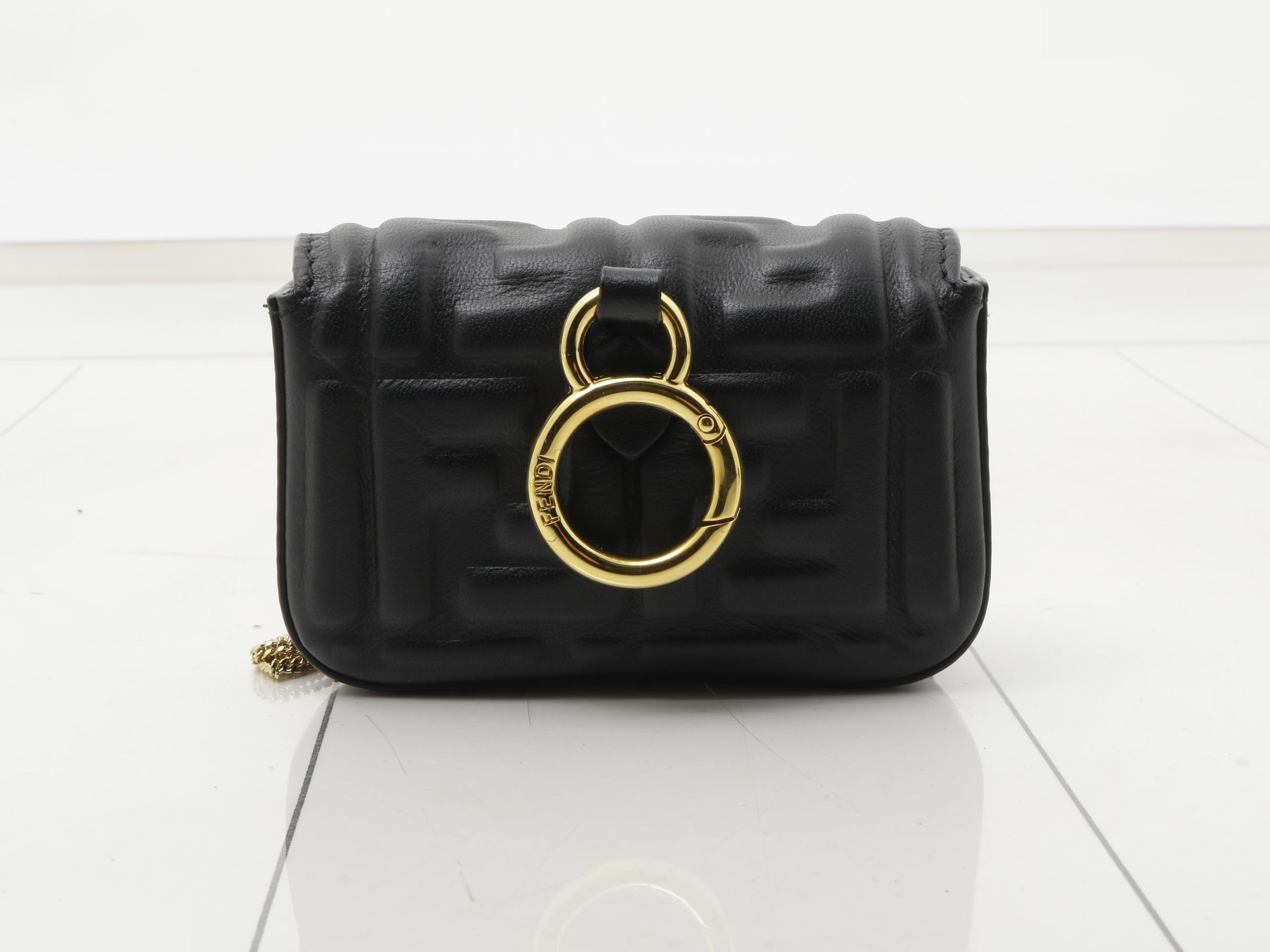 Nano Bucket Black Leather — view 2