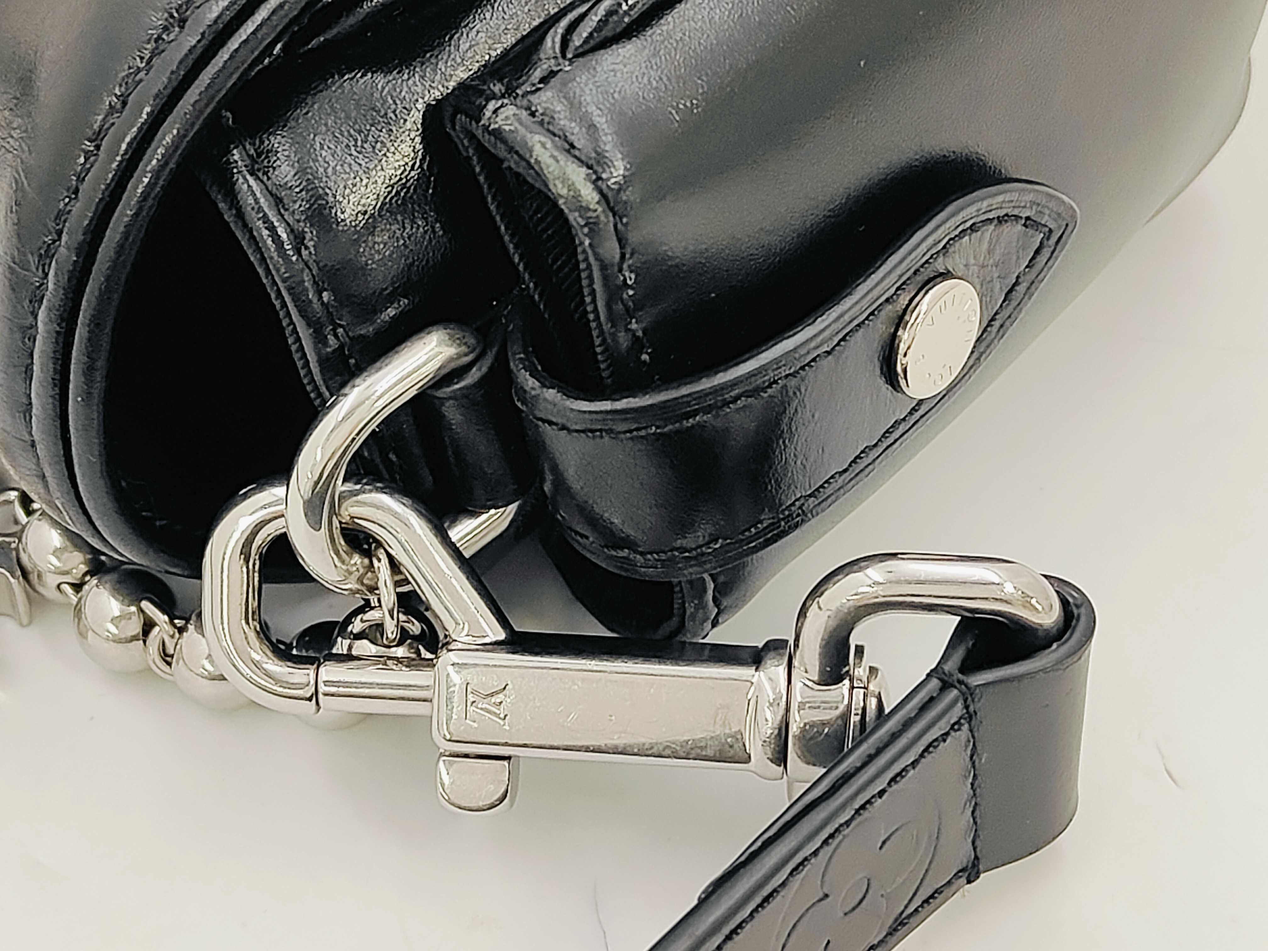 Cargo Wearable Wallet Leather Black Shoulder Bag — view 5