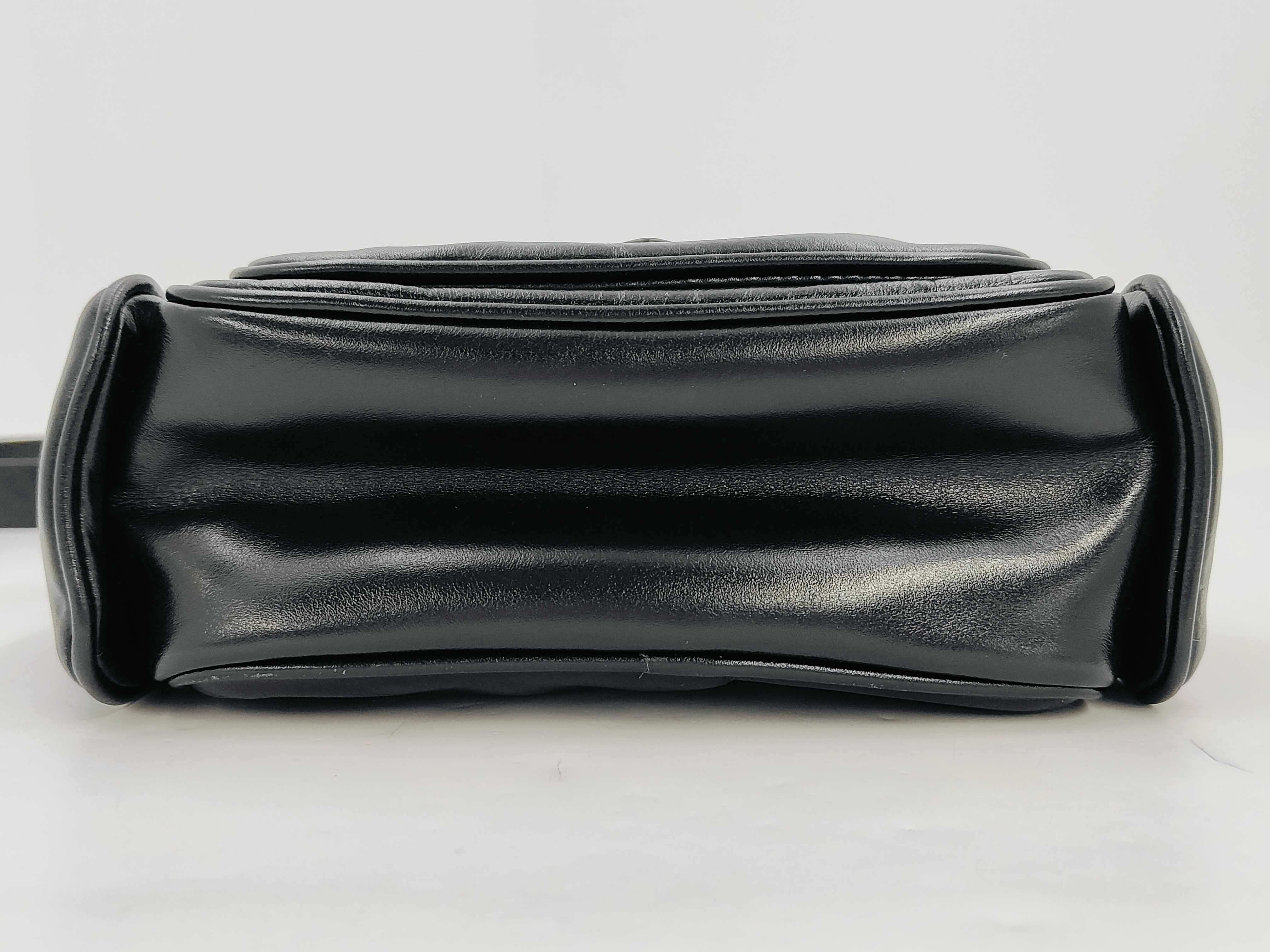 Cargo Wearable Wallet Leather Black Shoulder Bag — view 6