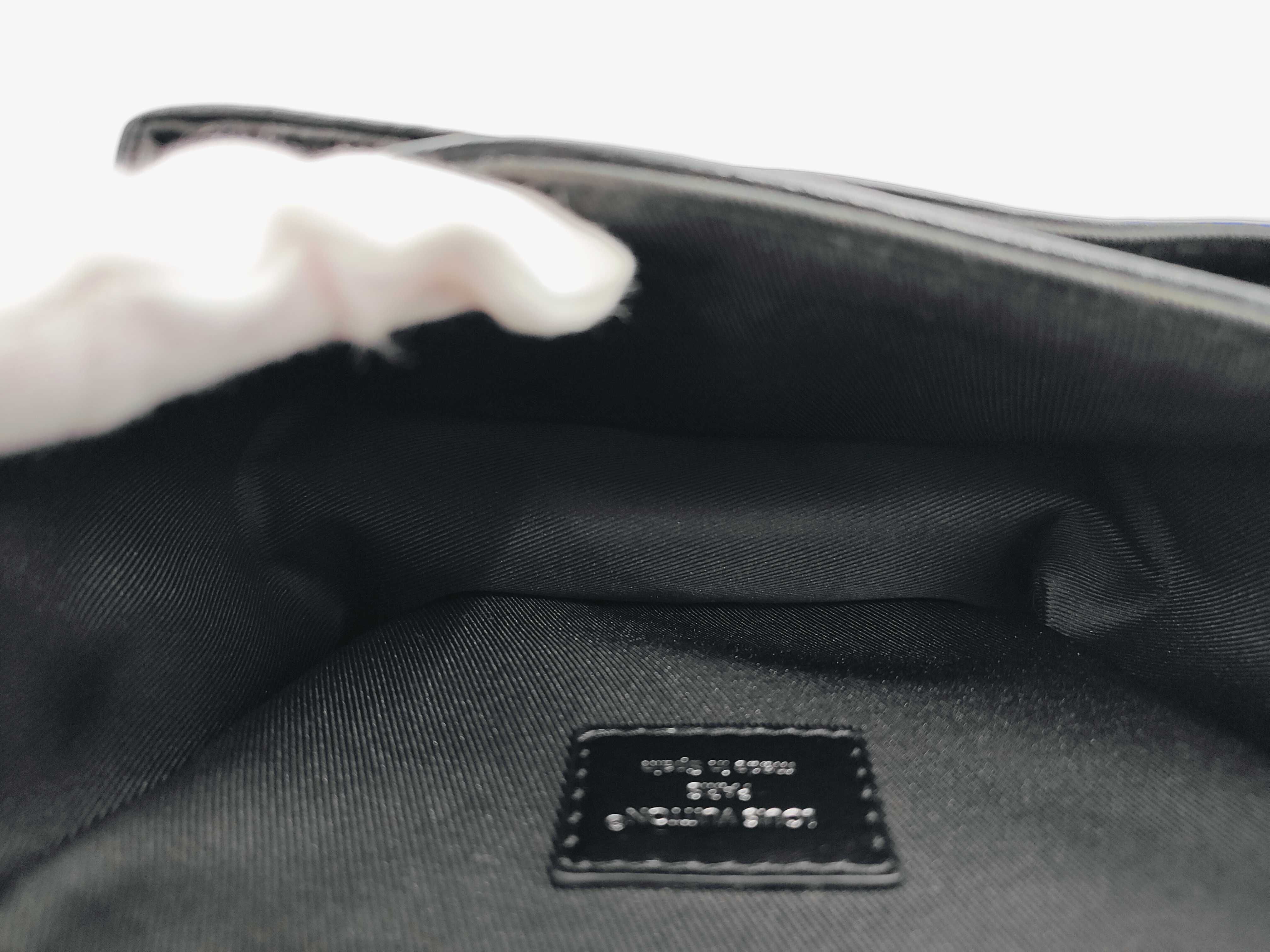 Cargo Wearable Wallet Leather Black Shoulder Bag — view 8