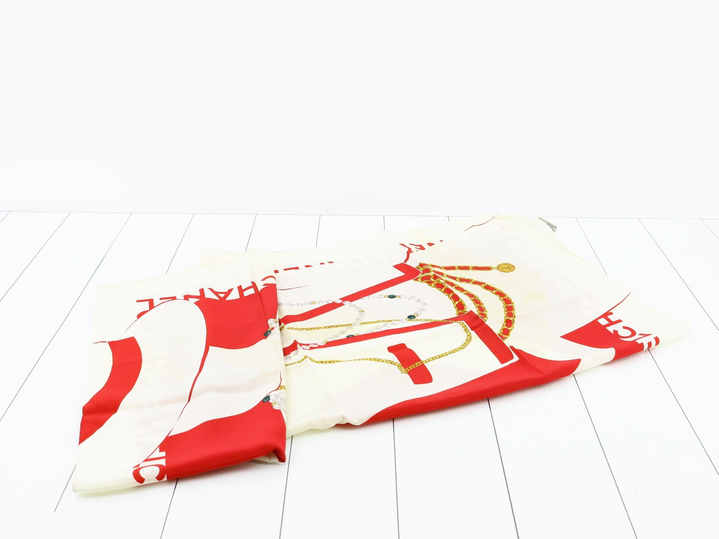 Vintage Classic (Accessories) - Large Silk Scarf with Tag — view 3