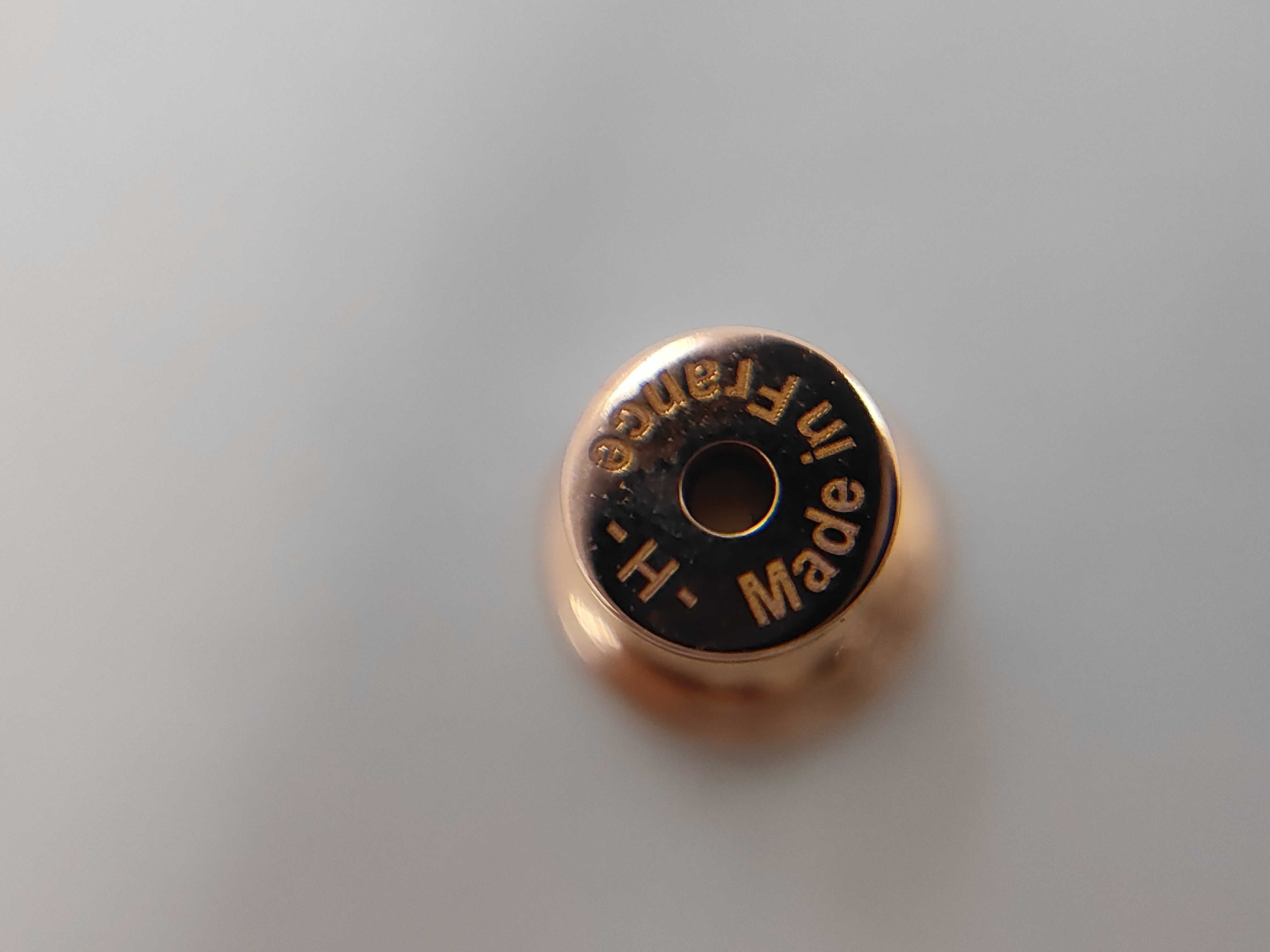 Grey Rose Gold Hardware Pop H Earrings — view 6