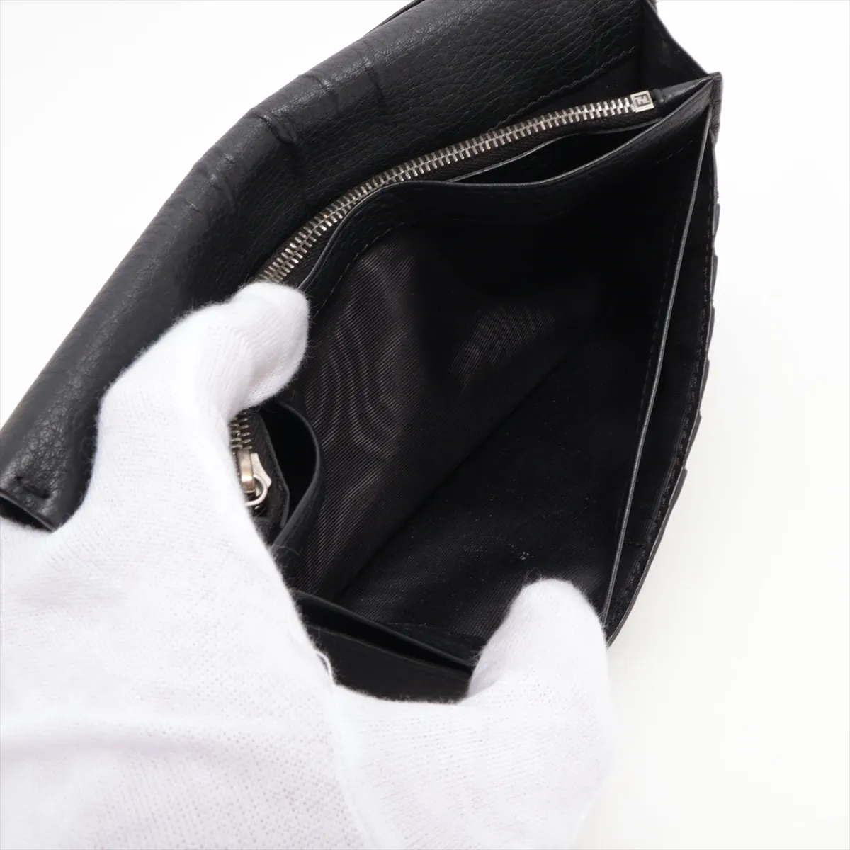 Selleria 7M0186 Leather Long Wallet Black — view 5