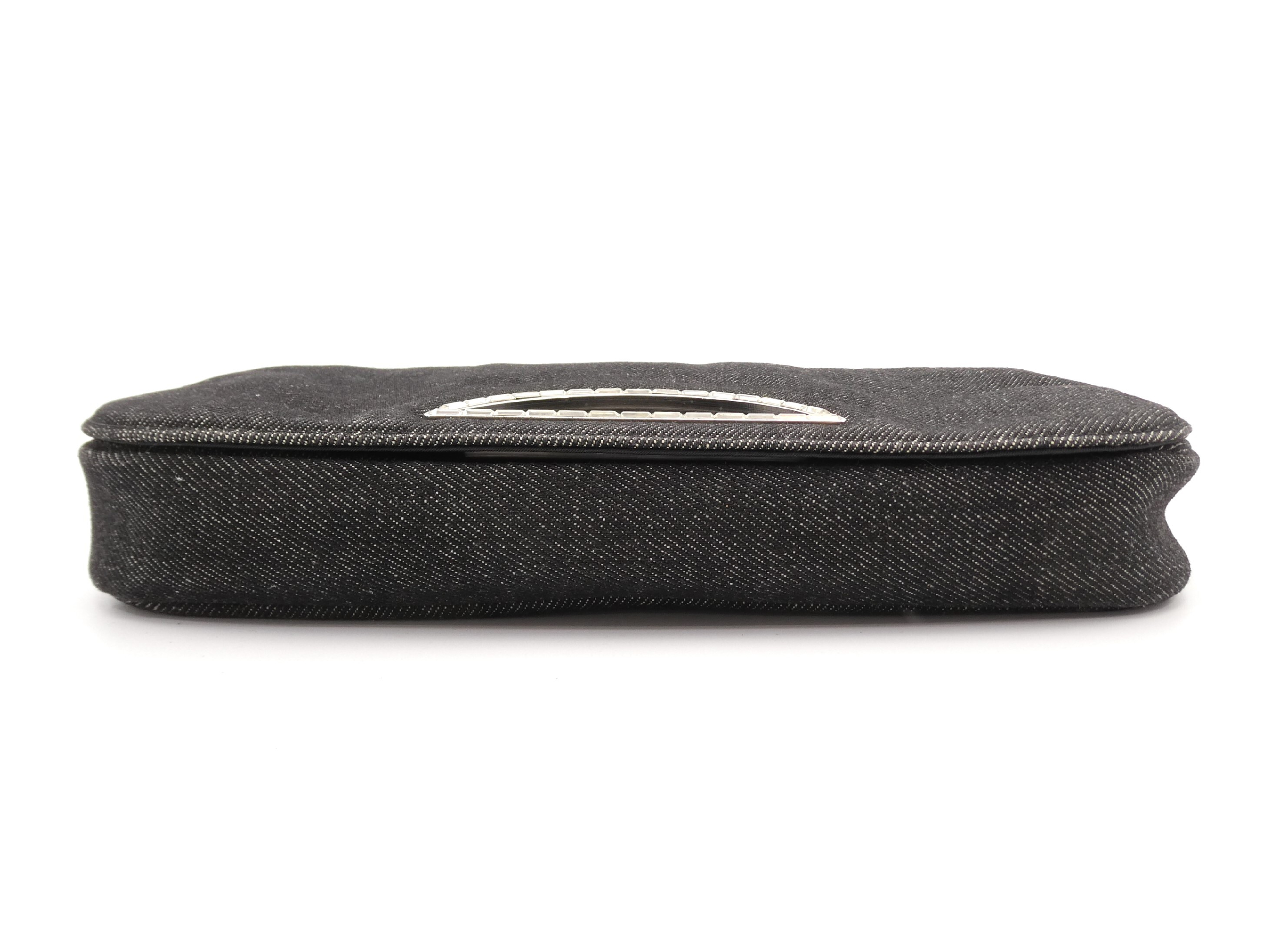 Maris Pearl Denim Rhinestone Shoulder Bag — view 5
