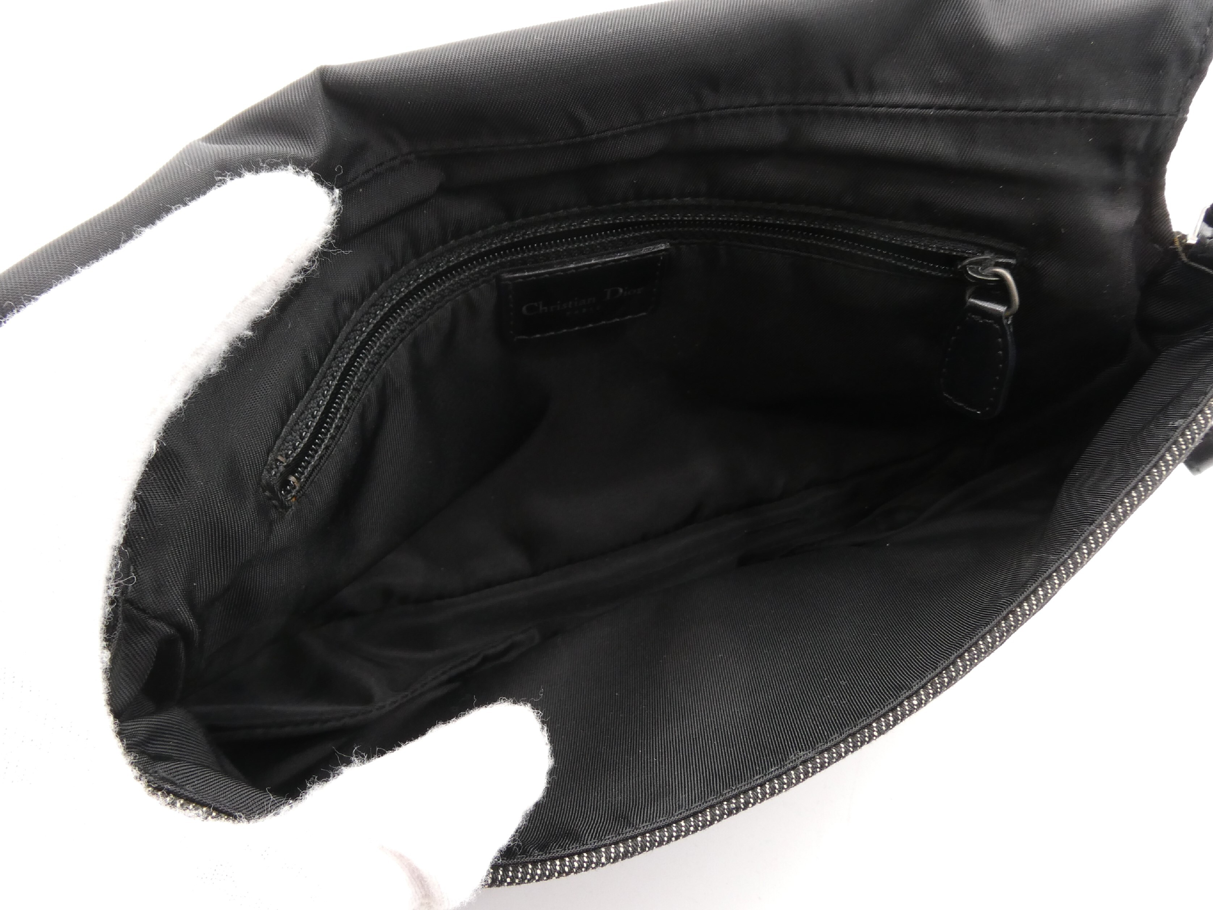 Maris Pearl Denim Rhinestone Shoulder Bag — view 7