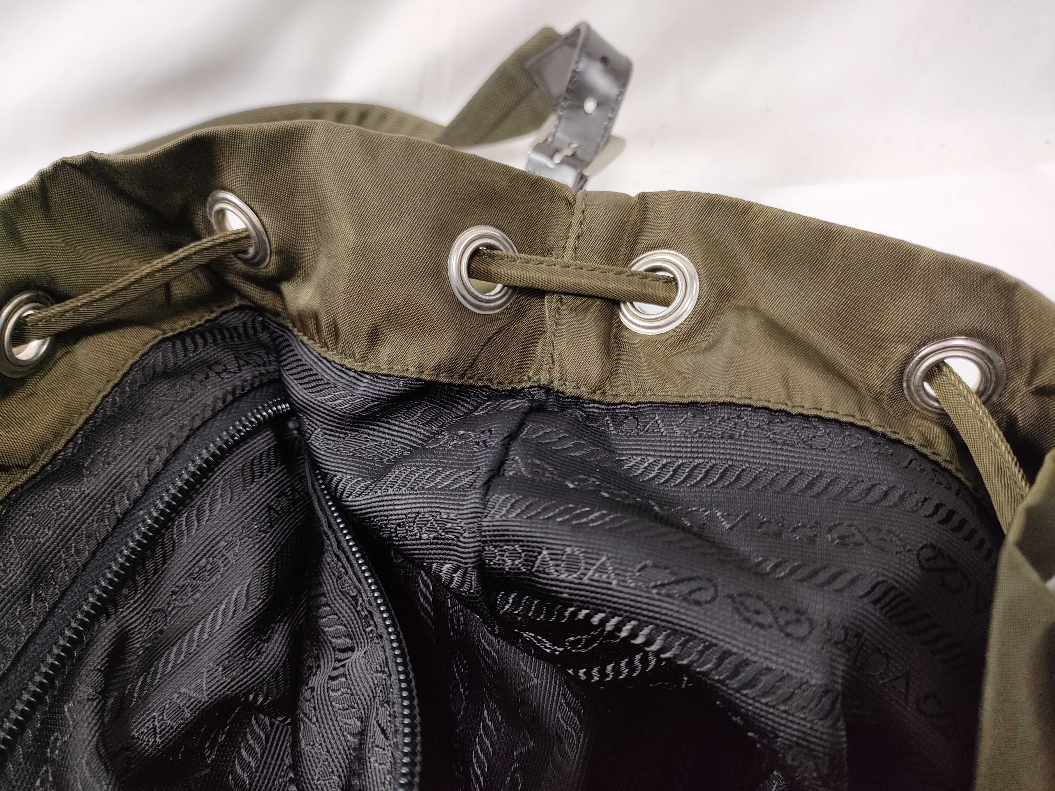 Nylon Backpack, Khaki, B4650, Guaranteed Backpack — view 13