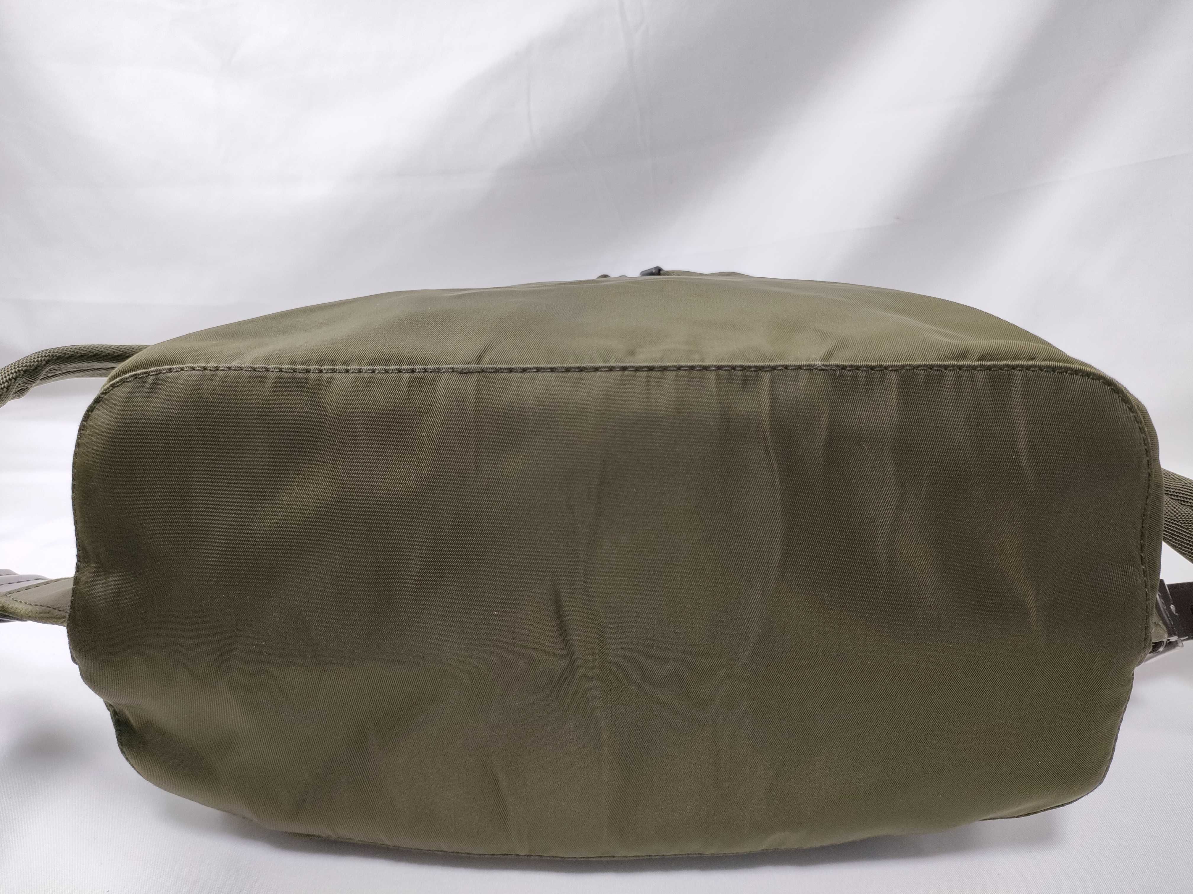 Nylon Backpack, Khaki, B4650, Guaranteed Backpack — view 3