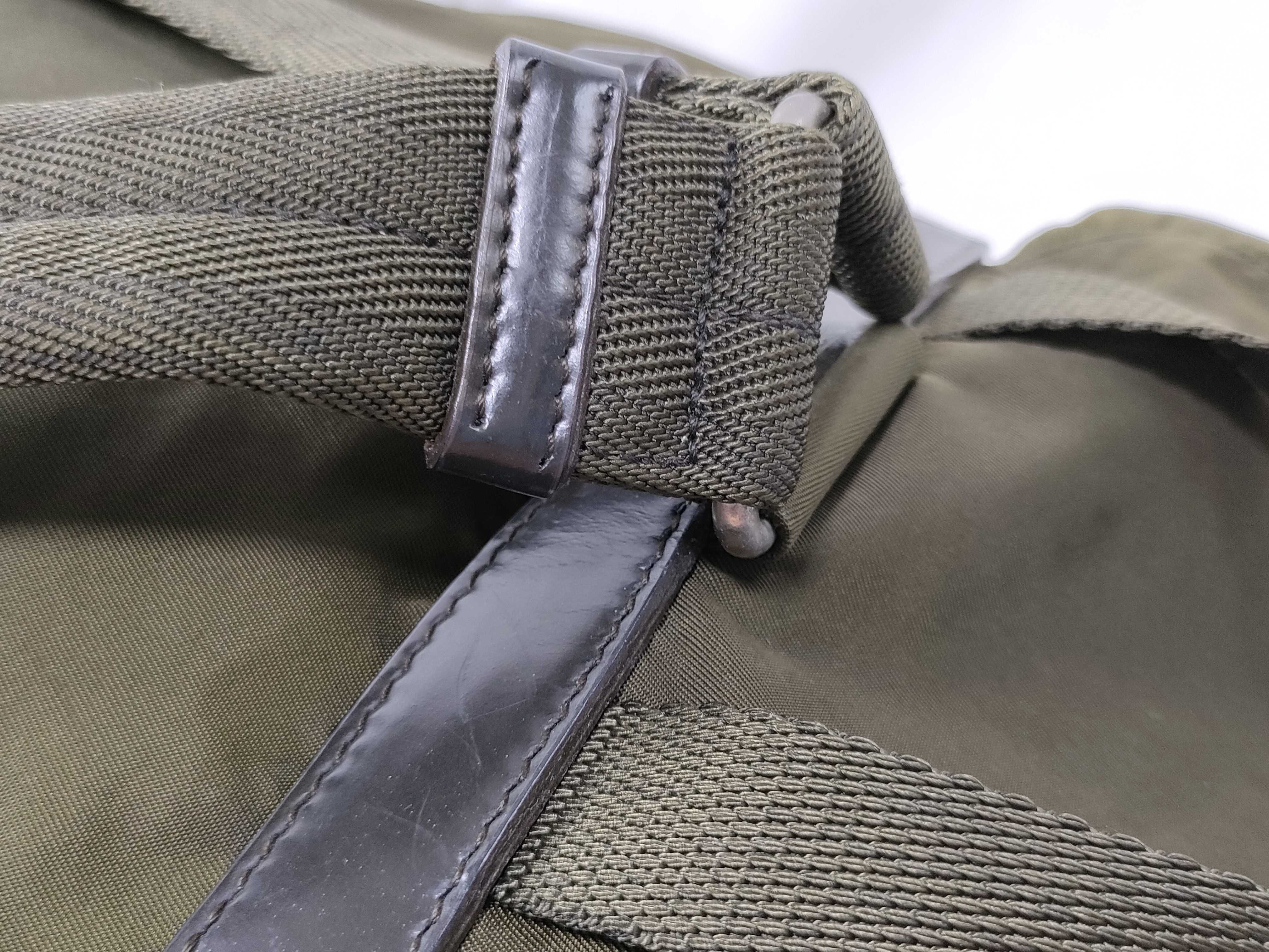 Nylon Backpack, Khaki, B4650, Guaranteed Backpack — view 7