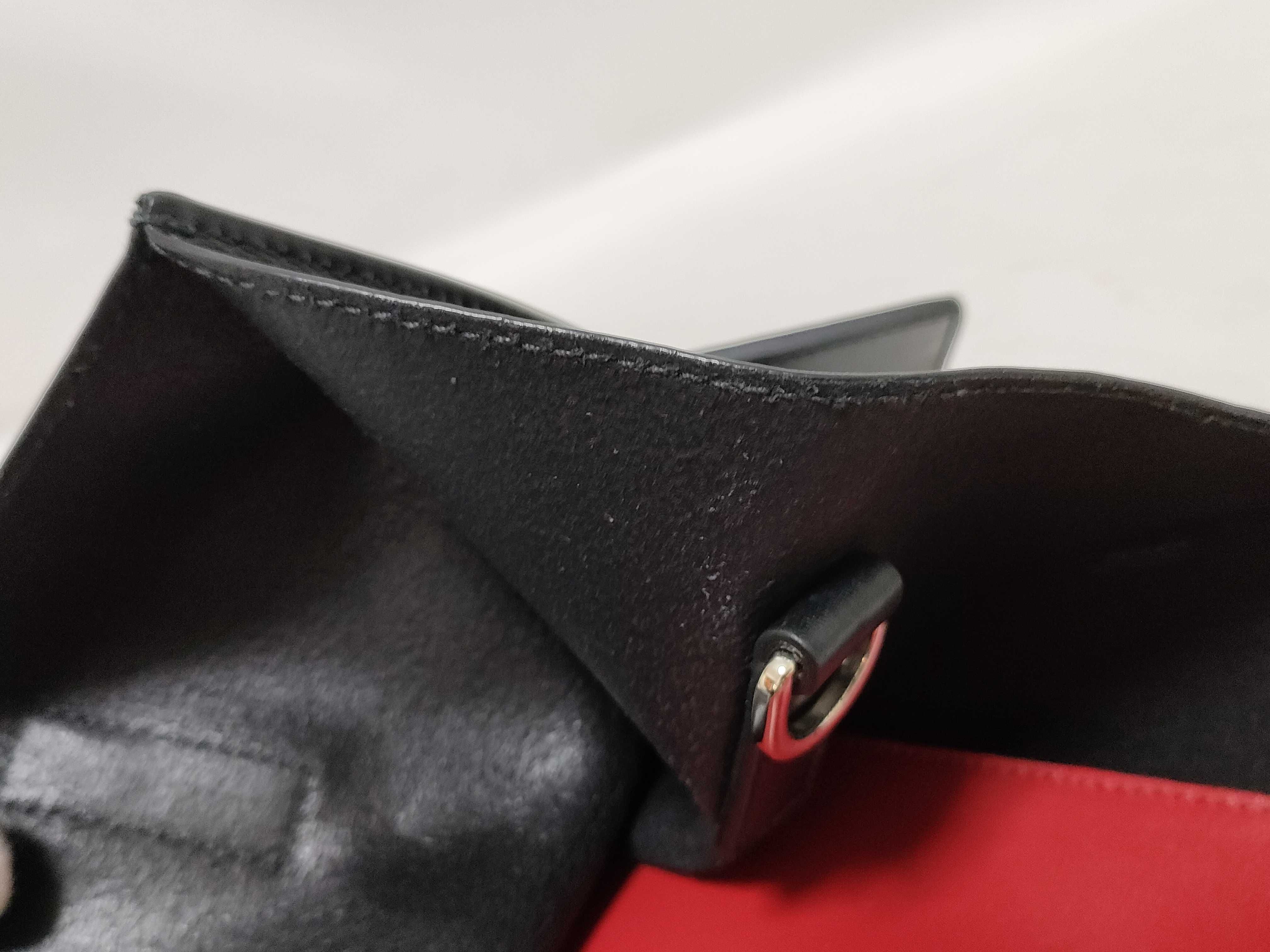 2-way Tote Bag Leather Triangle Logo Tote Bag — view 8