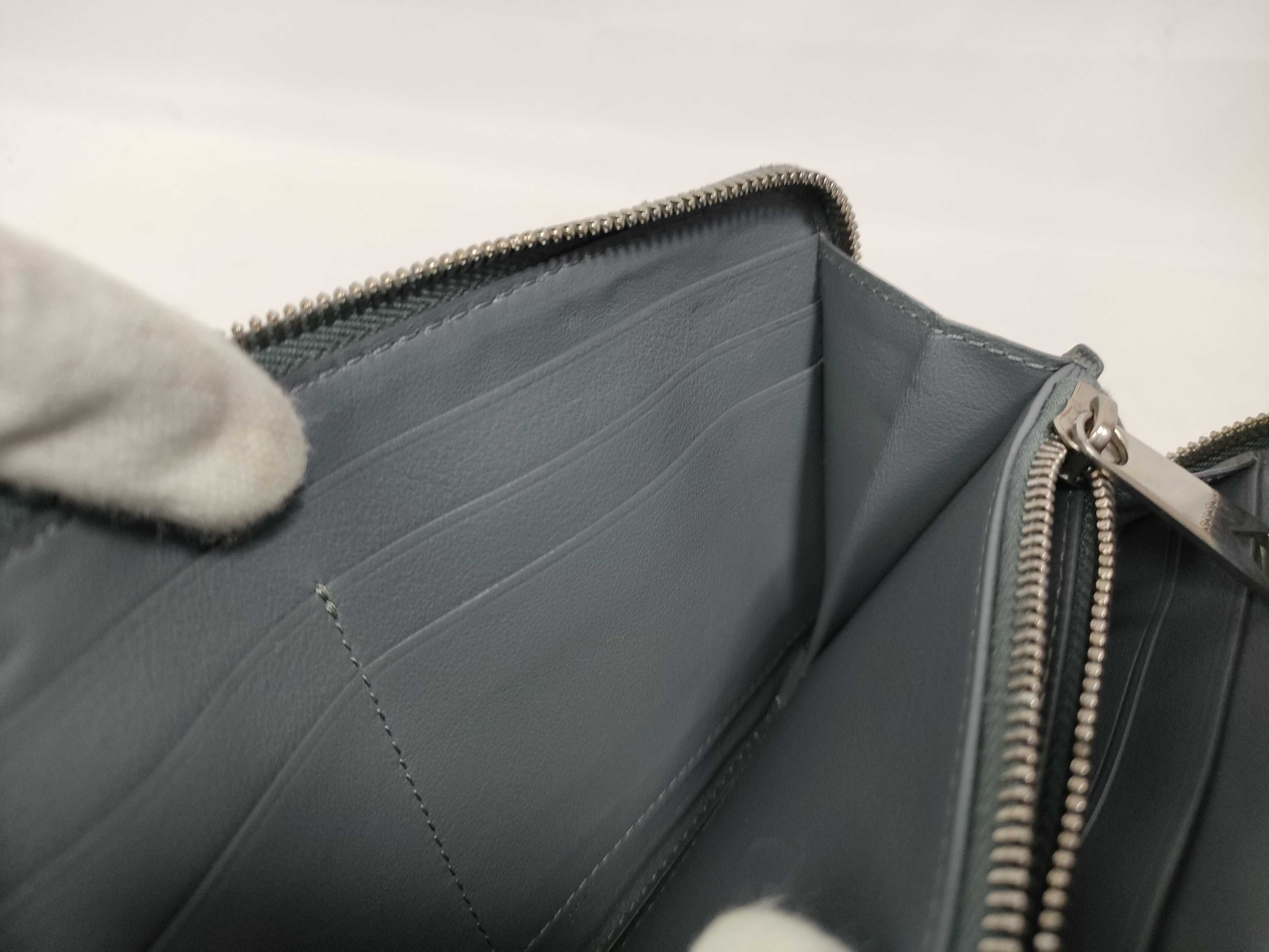 Intrecciato Bottega Long Wallet Intrecciato Gray Wallet — view 10