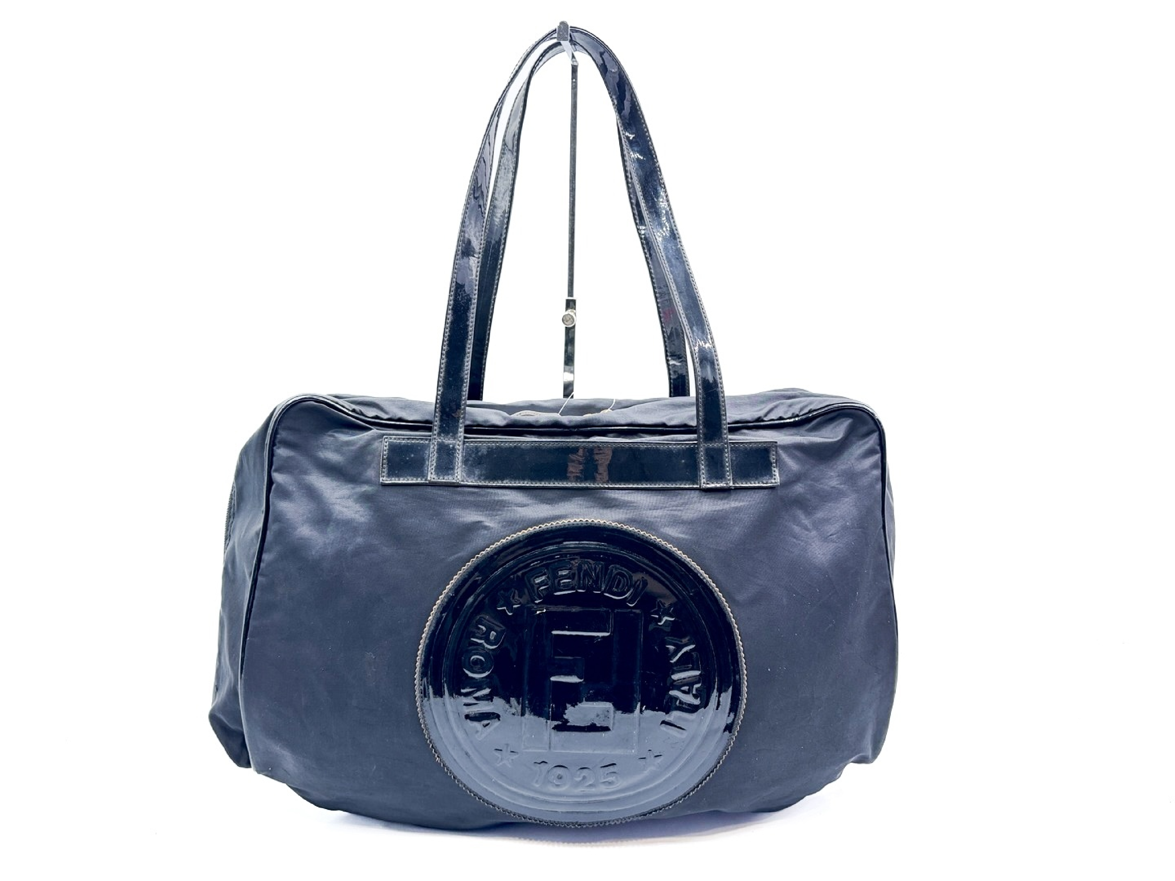Zucca logo gold hardware nylon tote bag — view 2