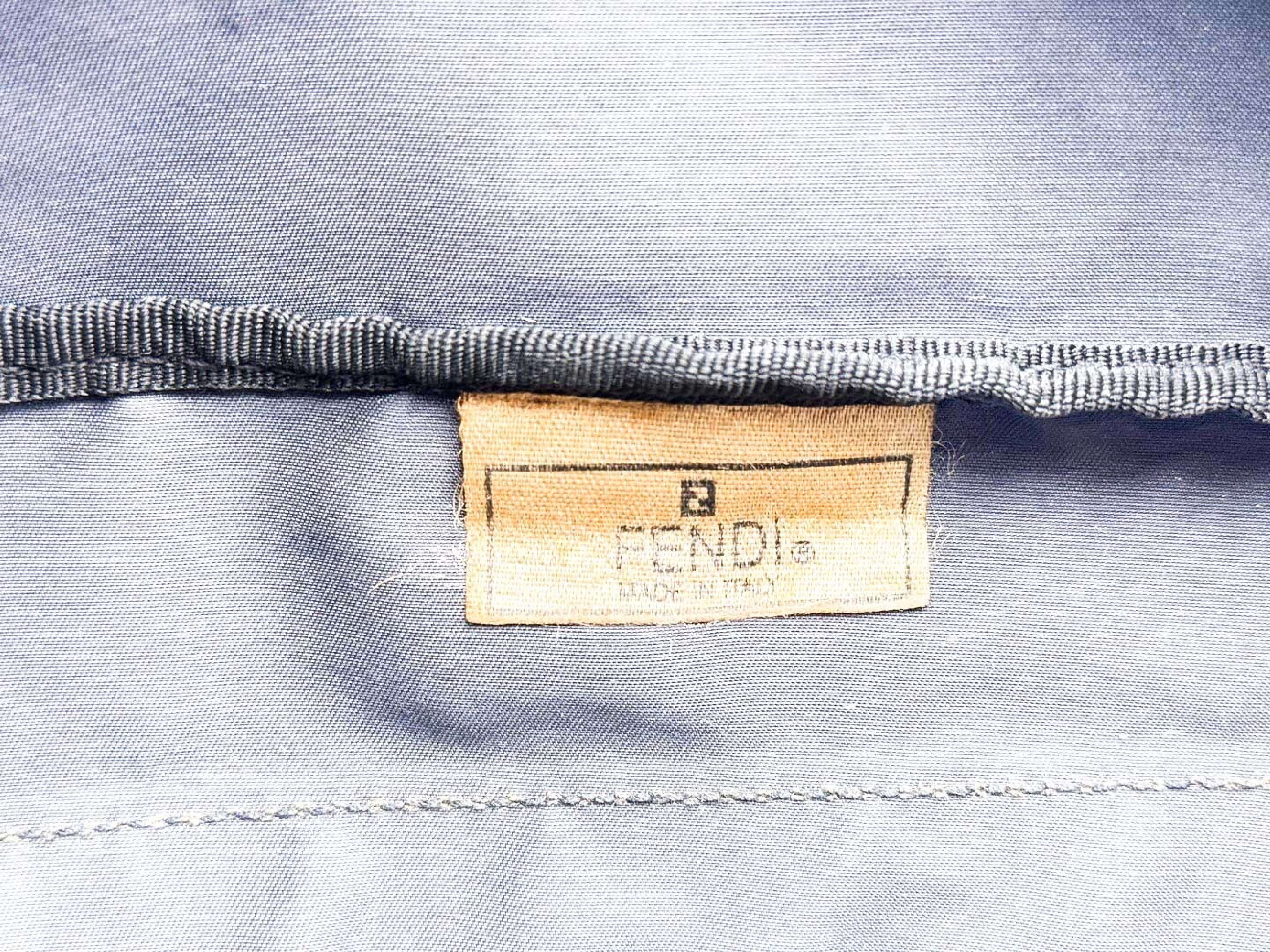 Zucca logo gold hardware nylon tote bag — view 9