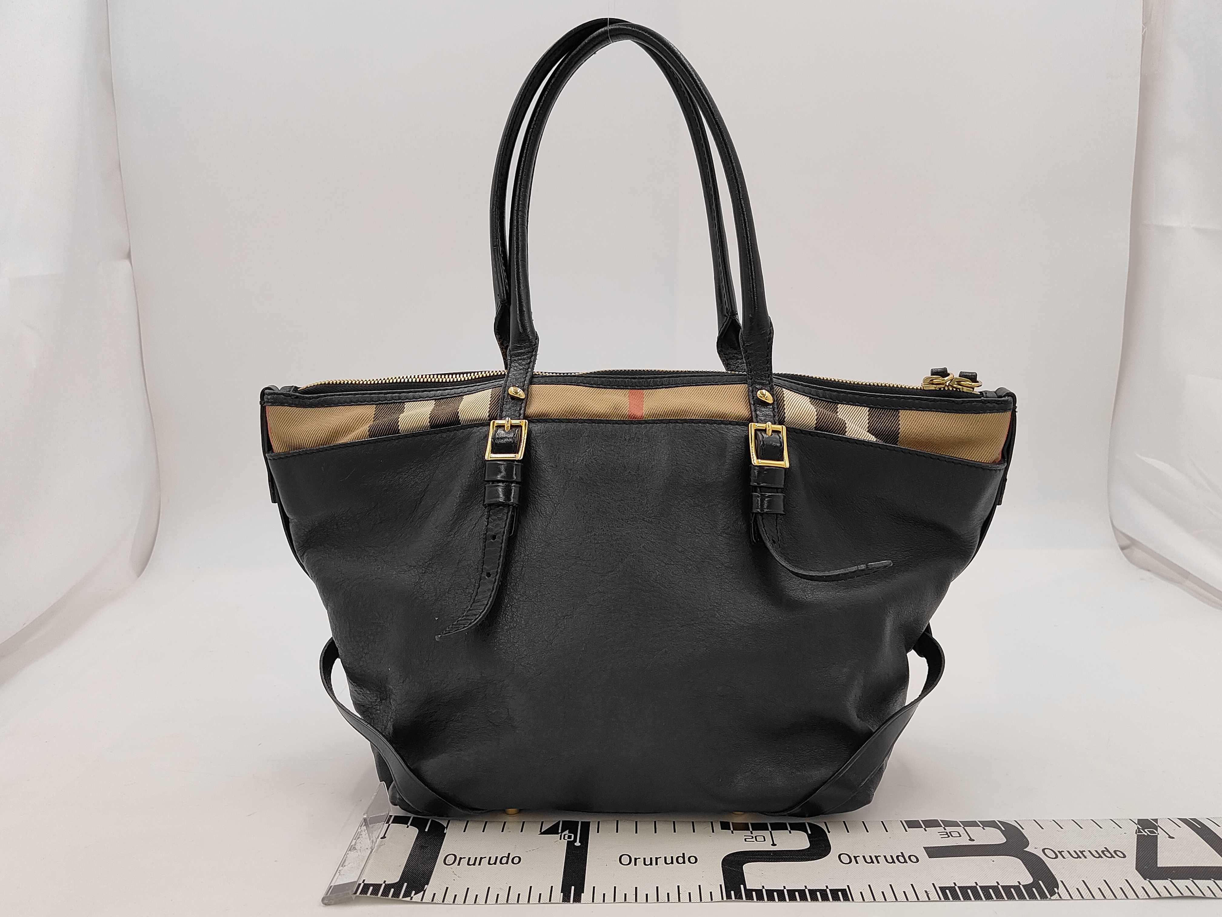 Salzbury Nova Check Black Tote Bag — view 2
