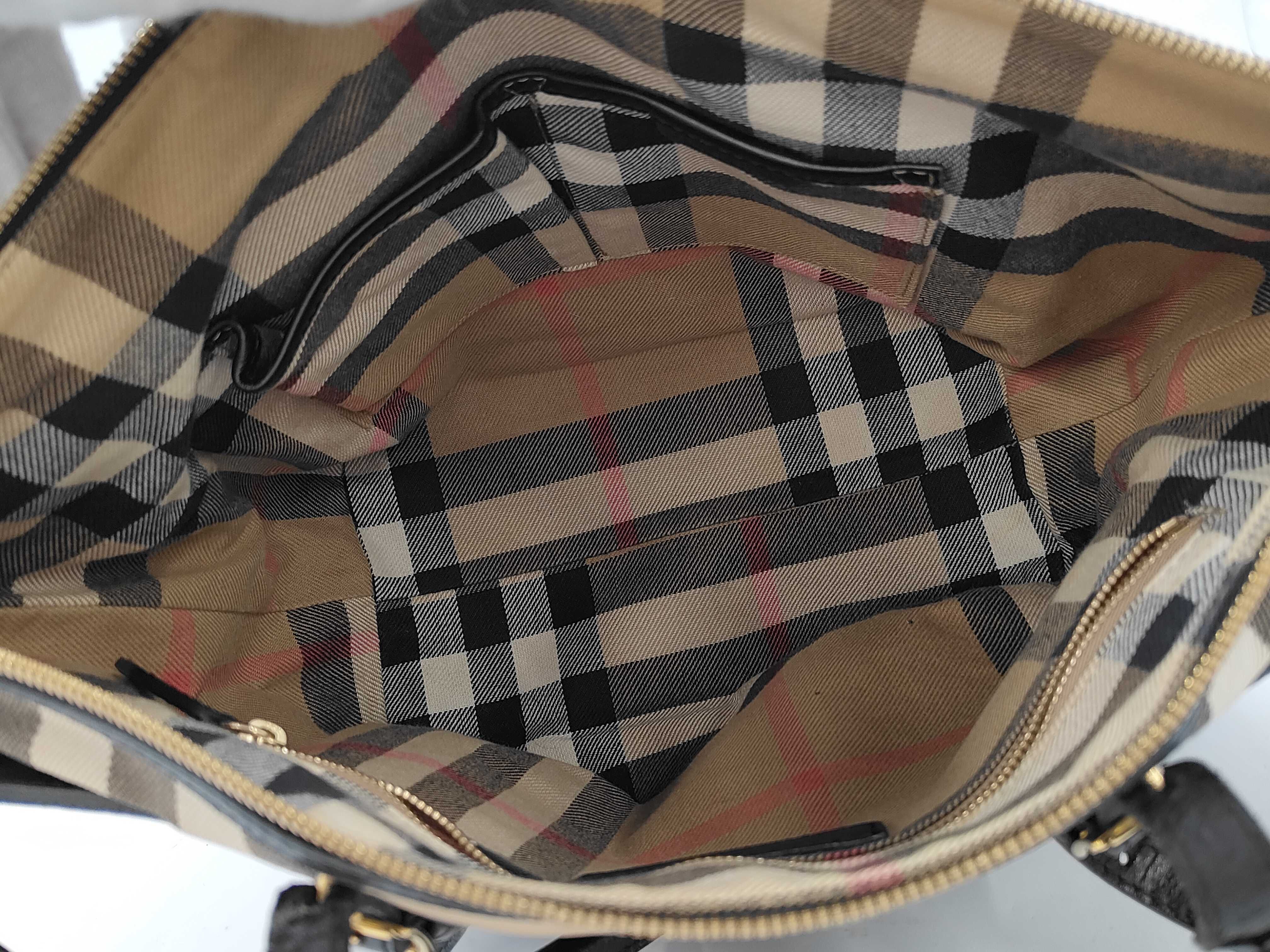 Salzbury Nova Check Black Tote Bag — view 9