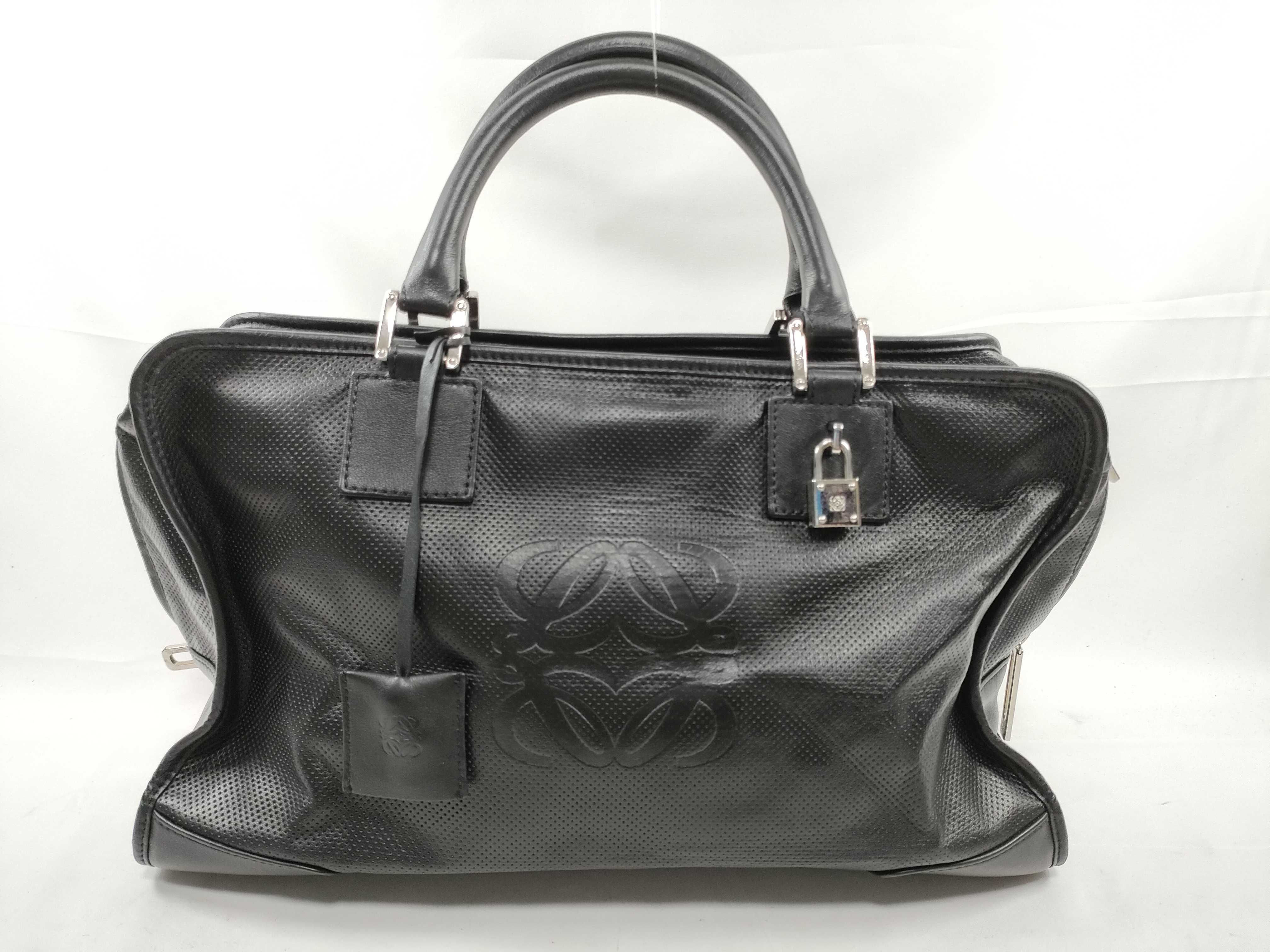 Mini Boston Handbag Leather