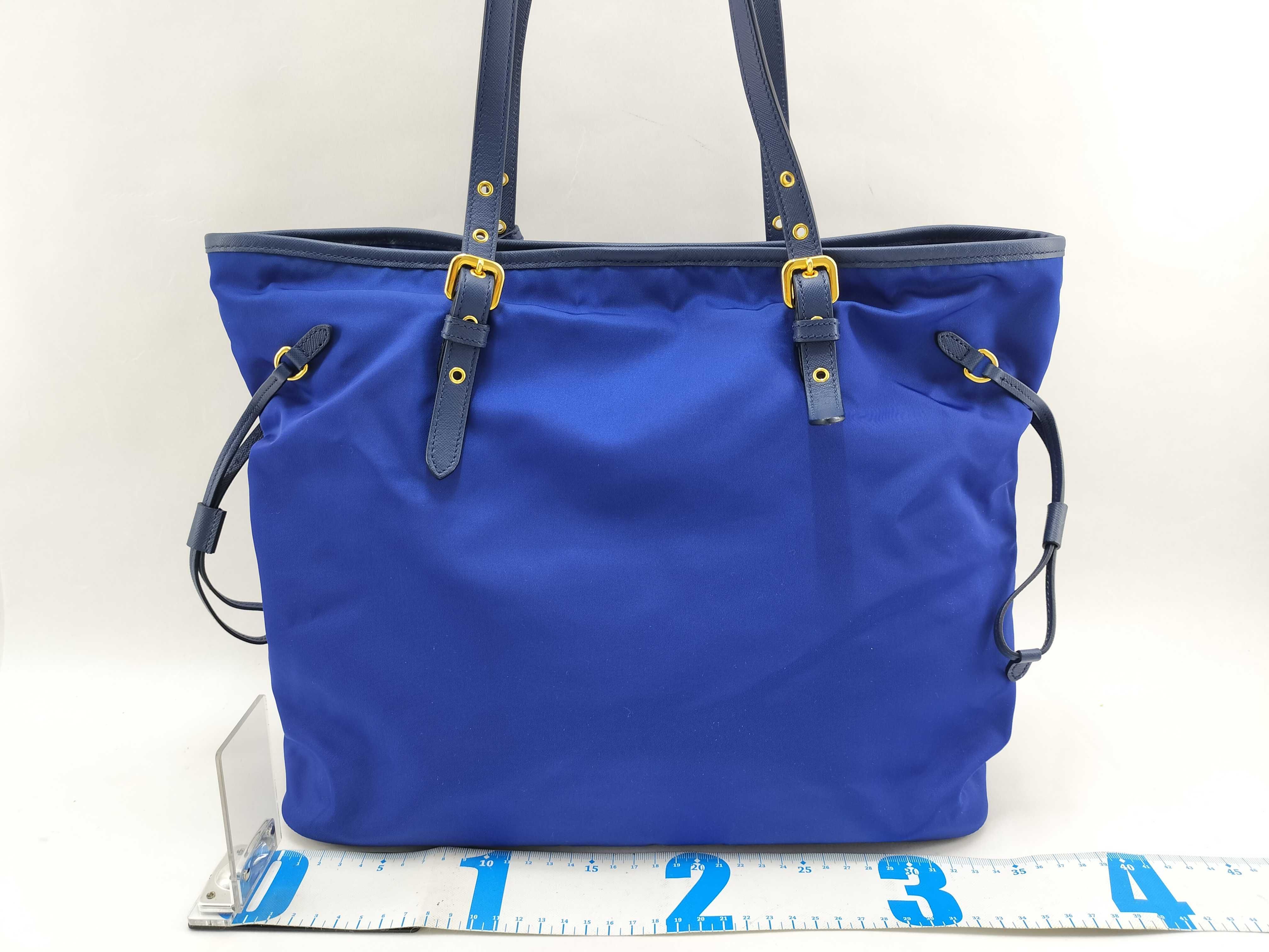 Nylon Pocono Nylon Shoulder Bag Blue BR4997 Tote Bag — view 2