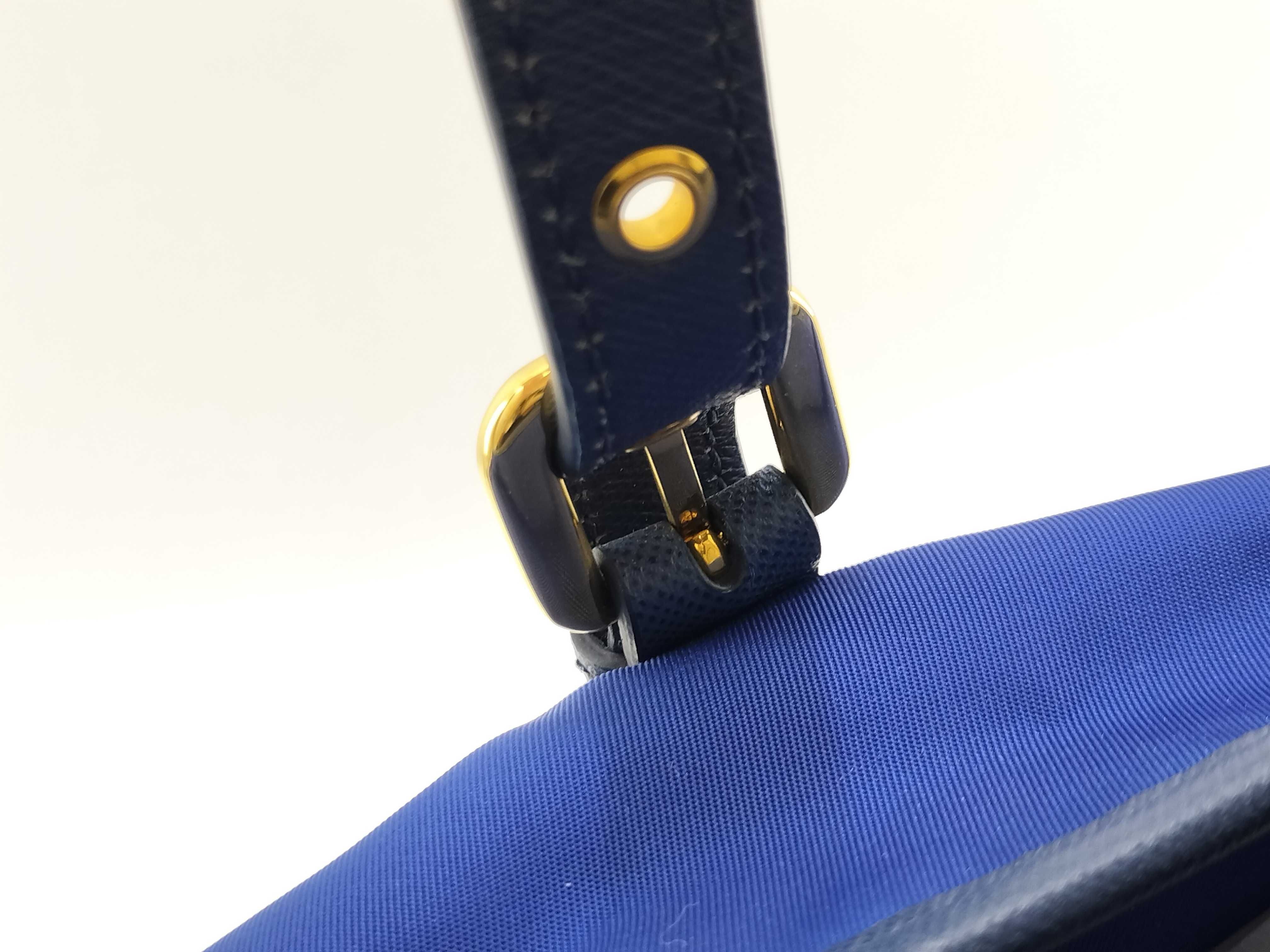 Nylon Pocono Nylon Shoulder Bag Blue BR4997 Tote Bag — view 11