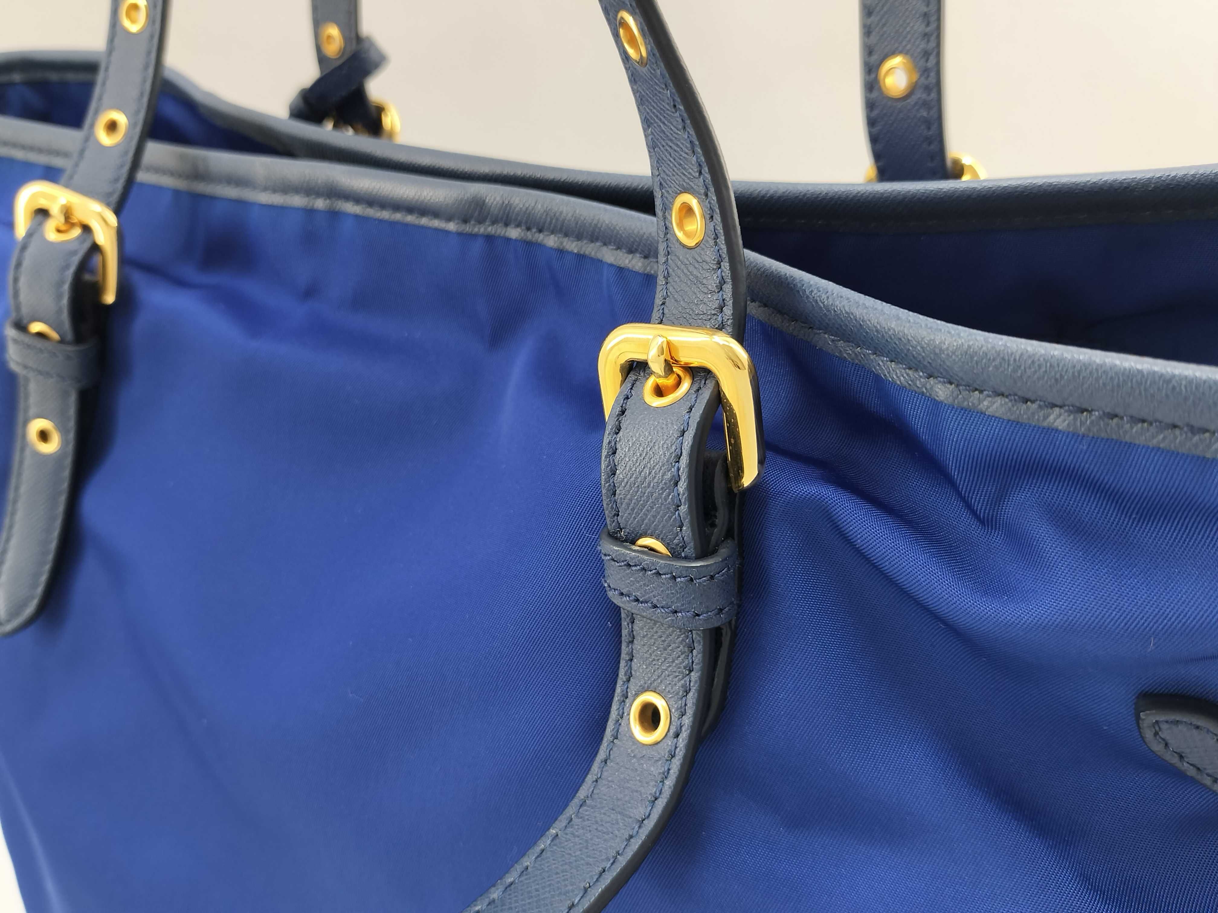Nylon Pocono Nylon Shoulder Bag Blue BR4997 Tote Bag — view 3