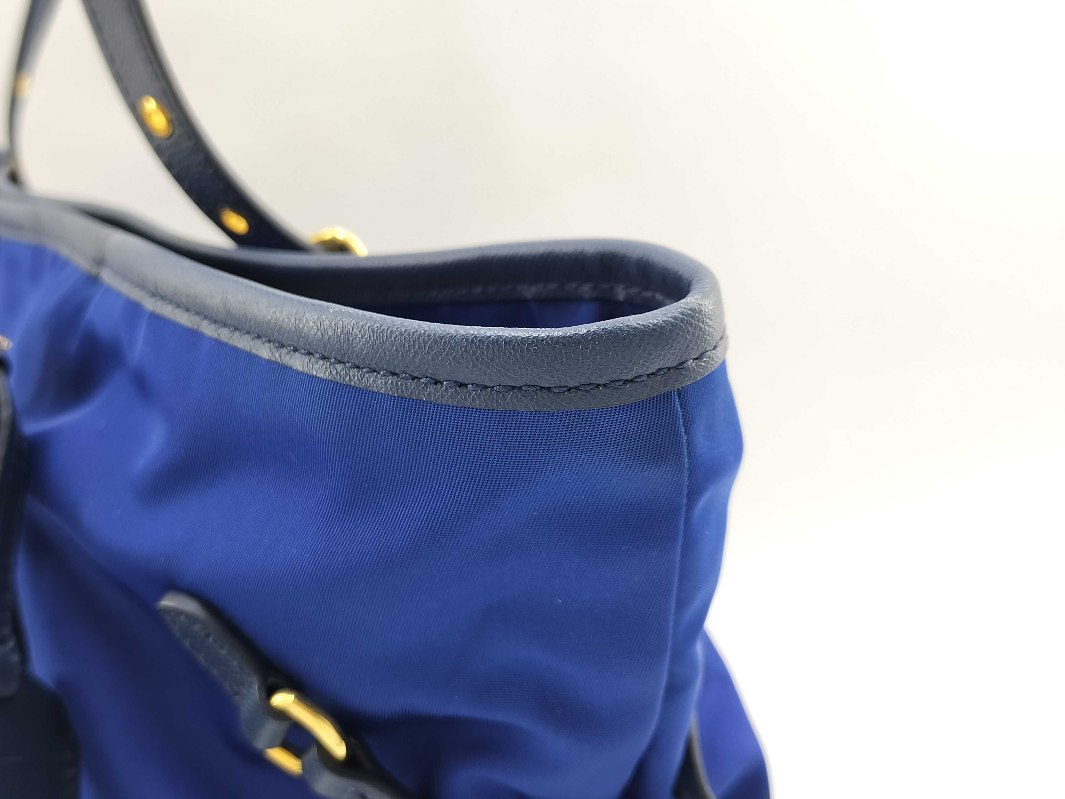 Nylon Pocono Nylon Shoulder Bag Blue BR4997 Tote Bag — view 5