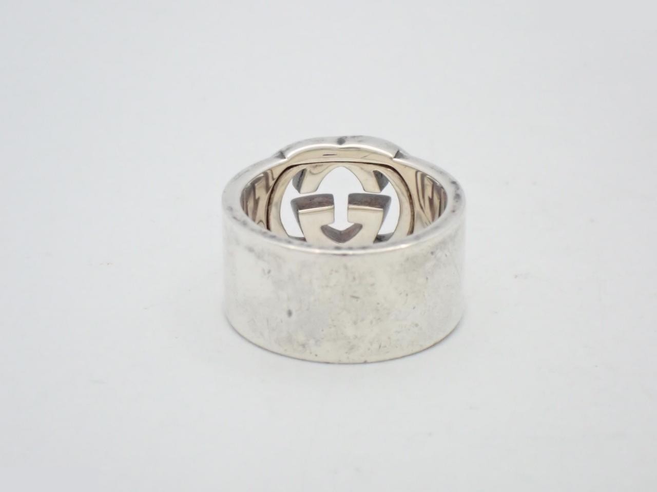 Interlocking G, Sterling Silver 925, 9.8g, Stamped 12, Actual size #11 — view 2