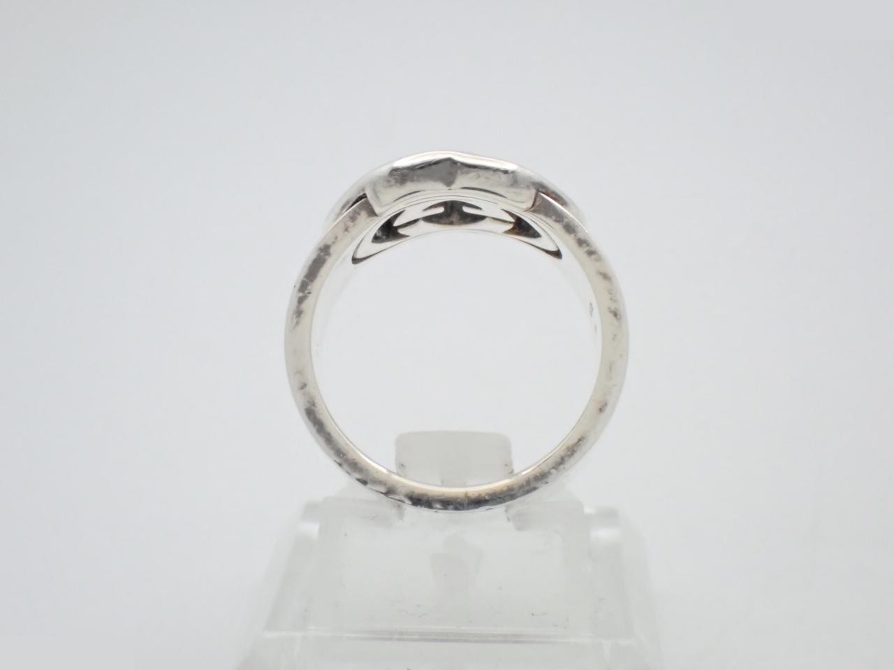 Interlocking G, Sterling Silver 925, 9.8g, Stamped 12, Actual size #11 — view 3