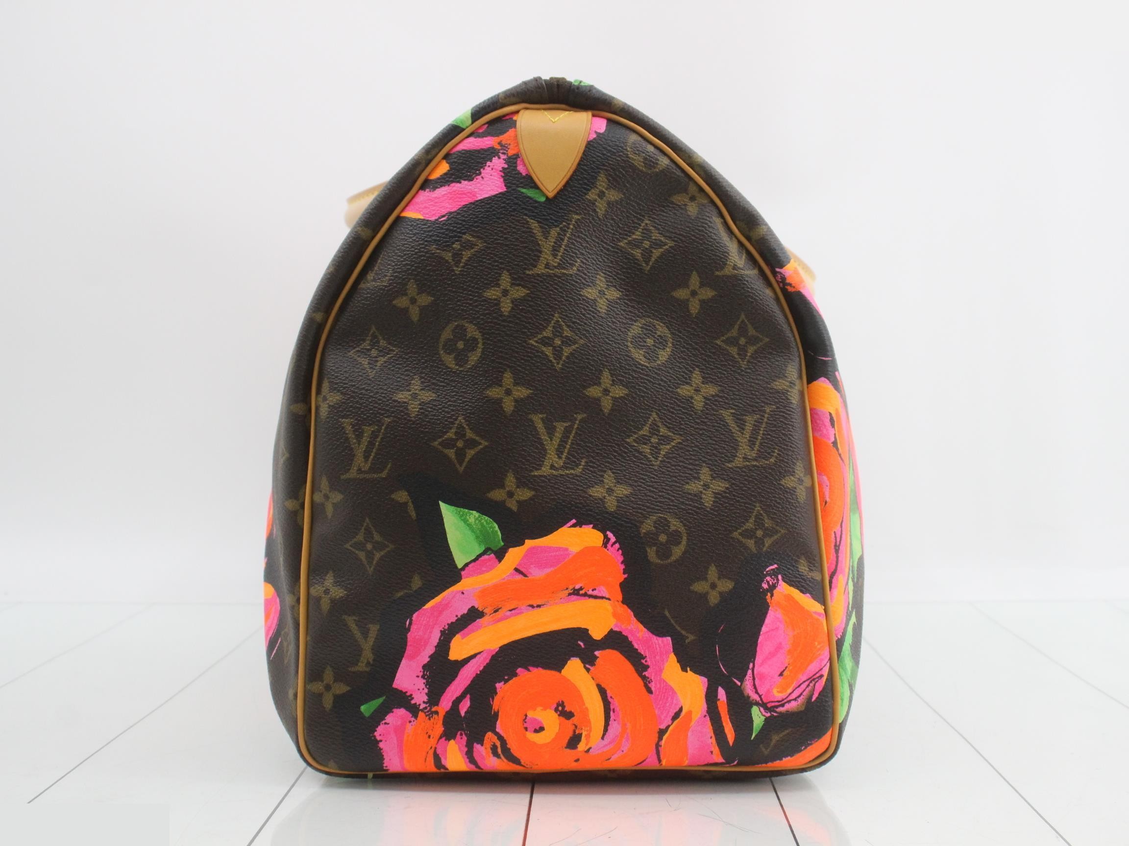 Monogram Rose Keepall 50 MB4028 (Includes dust bag, handle strap, name tag, and key) — view 3
