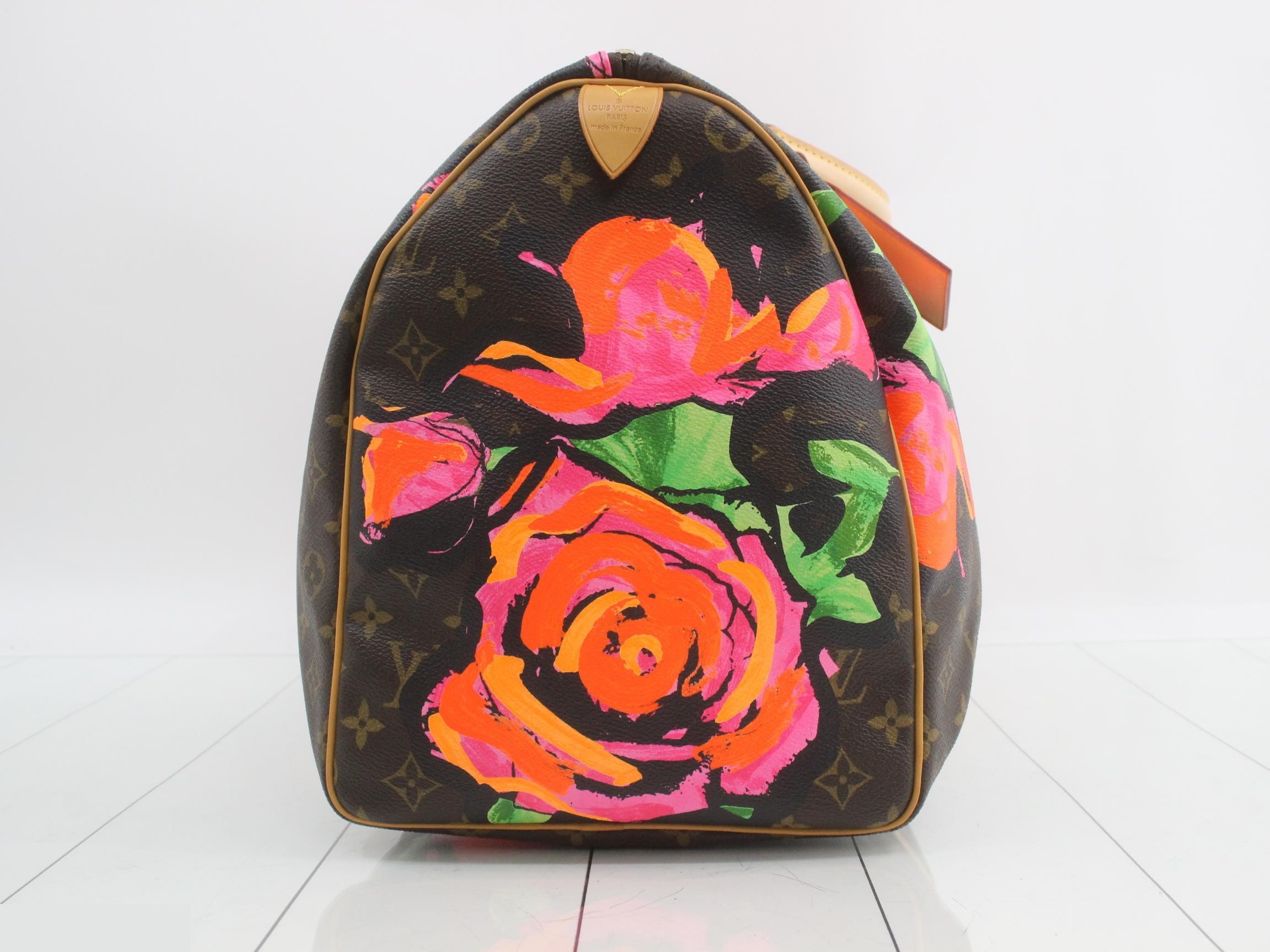 Monogram Rose Keepall 50 MB4028 (Includes dust bag, handle strap, name tag, and key) — view 4