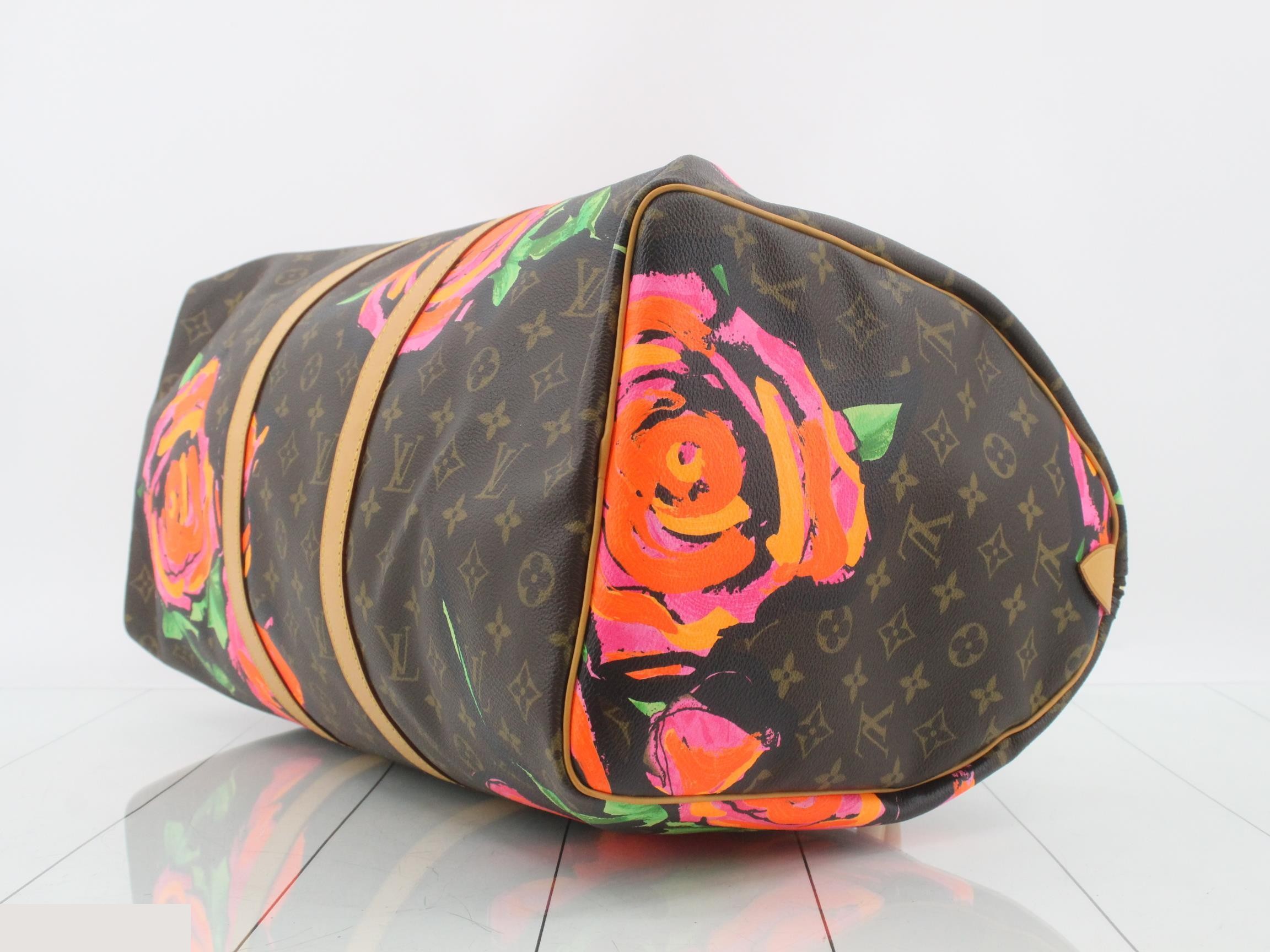 Monogram Rose Keepall 50 MB4028 (Includes dust bag, handle strap, name tag, and key) — view 6