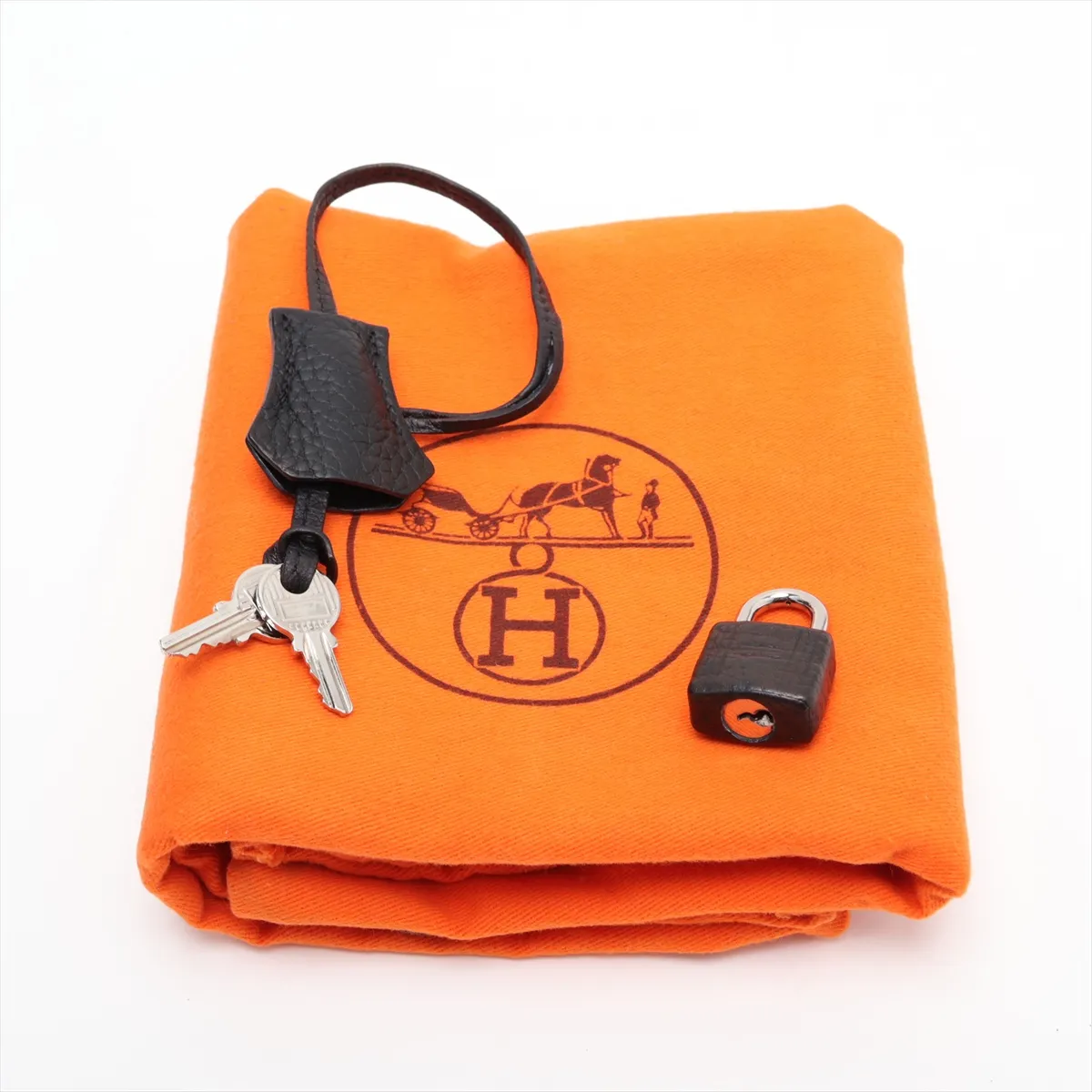 [Individually packaged] Hermes Birkin 30 Letournée Togo Black Silver Hardware I: 2005 — view 11
