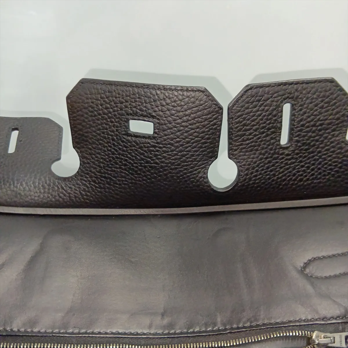 [Individually packaged] Hermes Birkin 30 Letournée Togo Black Silver Hardware I: 2005 — view 15