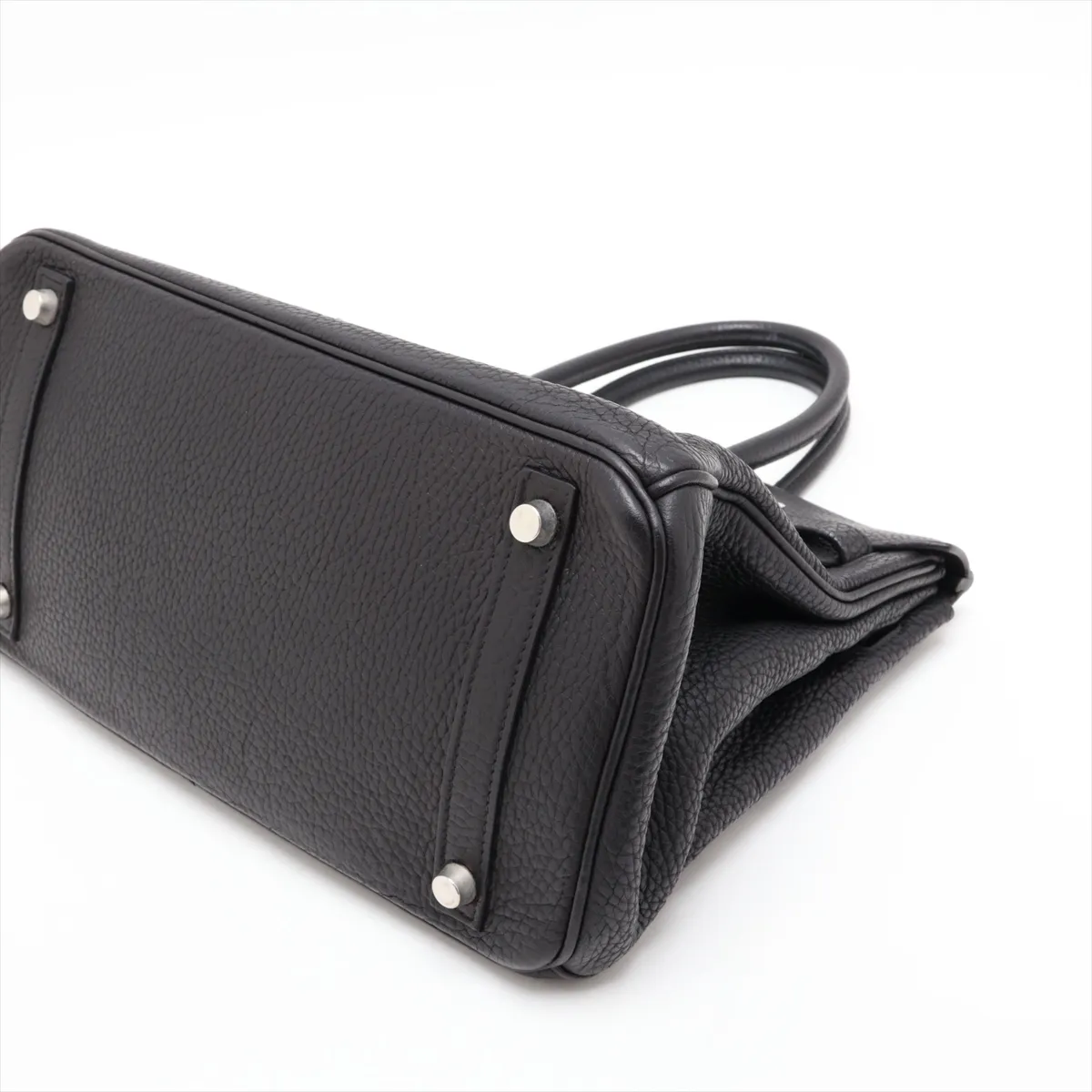 [Individually packaged] Hermes Birkin 30 Letournée Togo Black Silver Hardware I: 2005 — view 3