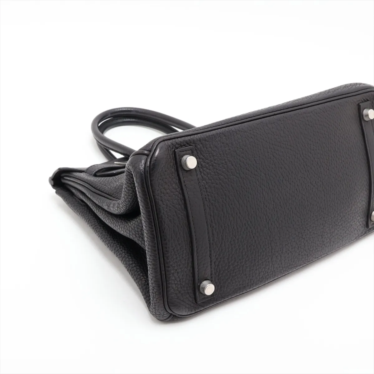[Individually packaged] Hermes Birkin 30 Letournée Togo Black Silver Hardware I: 2005 — view 4