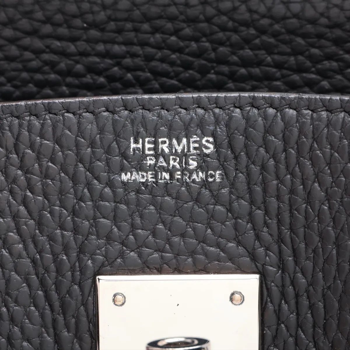 [Individually packaged] Hermes Birkin 30 Letournée Togo Black Silver Hardware I: 2005 — view 10