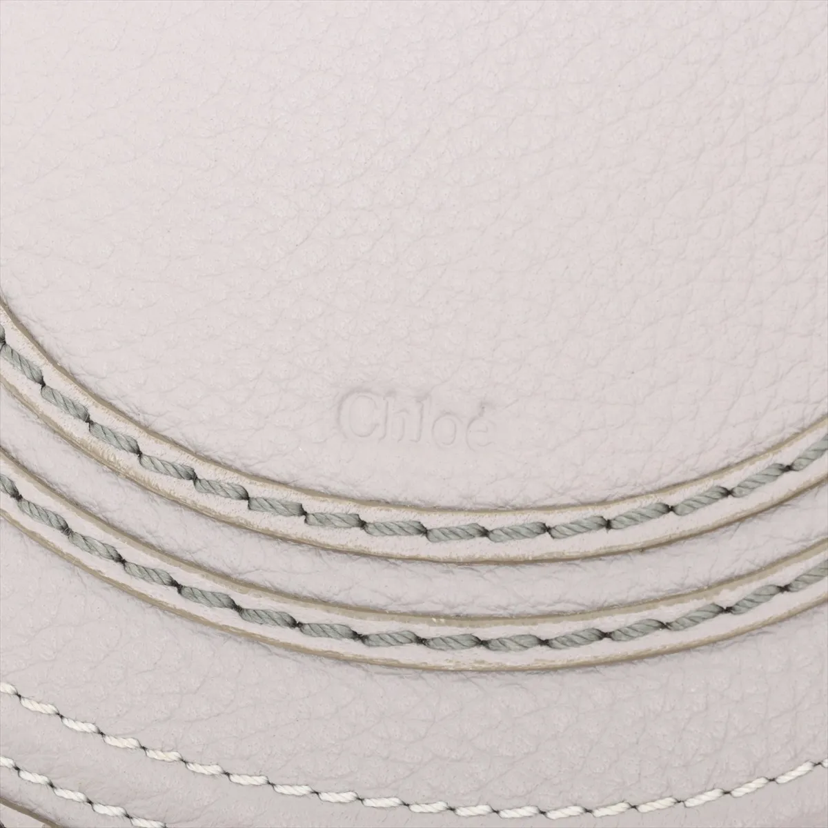 Marcy Mini Leather Shoulder Bag Gray — view 8