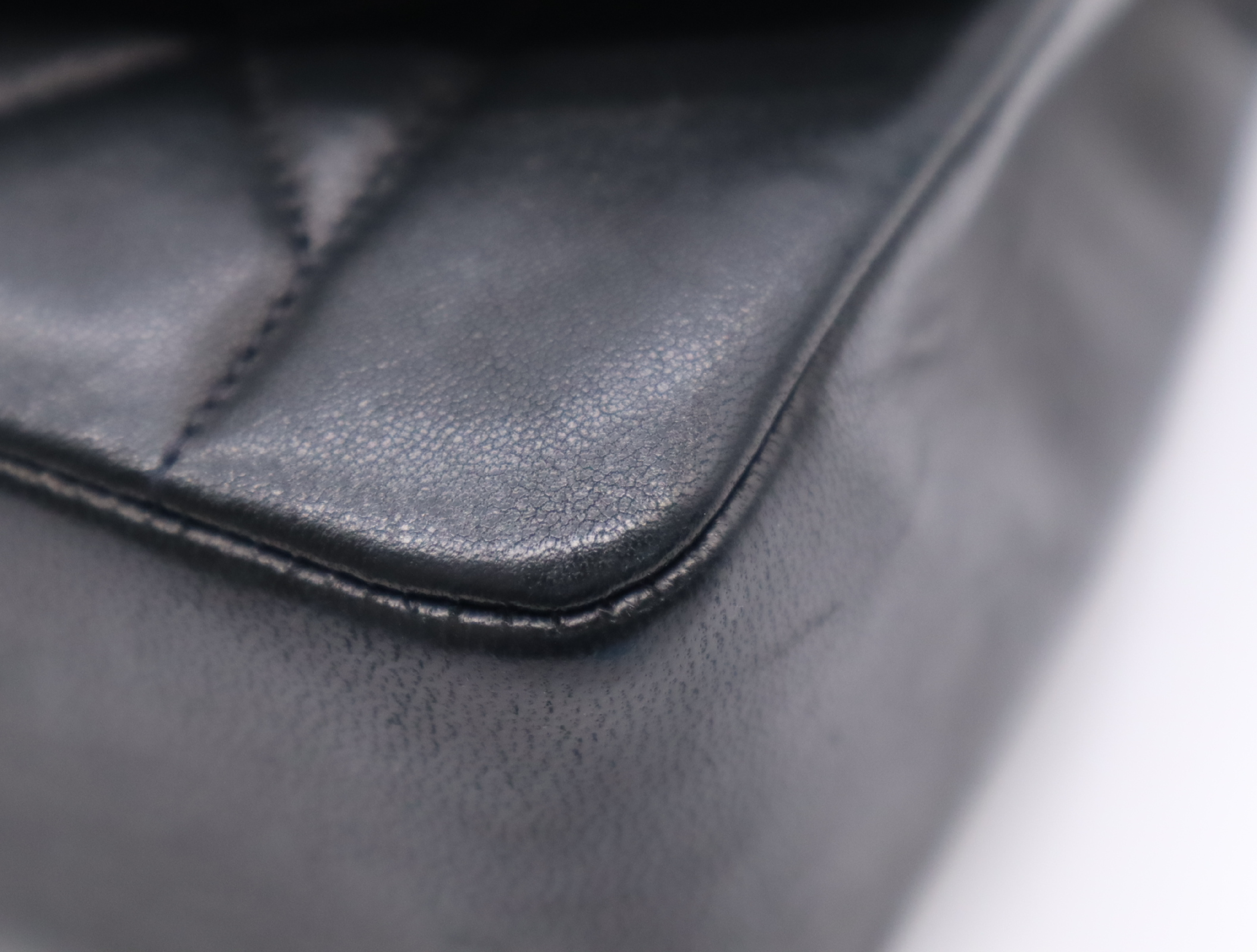 Lambskin Matelassé Diana 25 Shoulder Bag with Small Flap and Small Chain, Gold Hardware, Black, with Guarantee Card, Dust Bag, and Seal, 17170266 — view 7