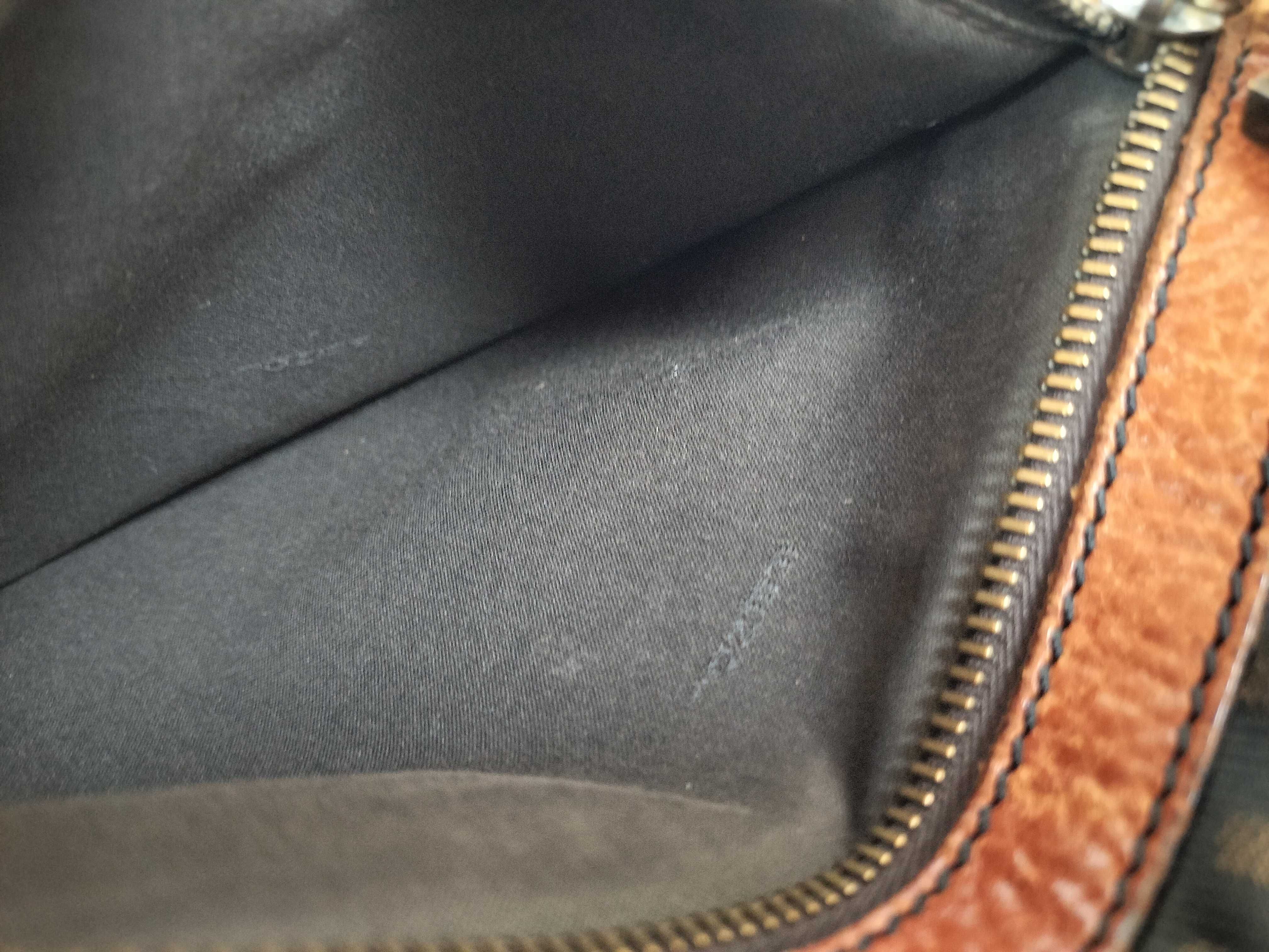 Zucca pattern shoulder bag, Fendi 2305 8BT110 TOK 069, canvas and leather, brown shoulder bag. — view 13