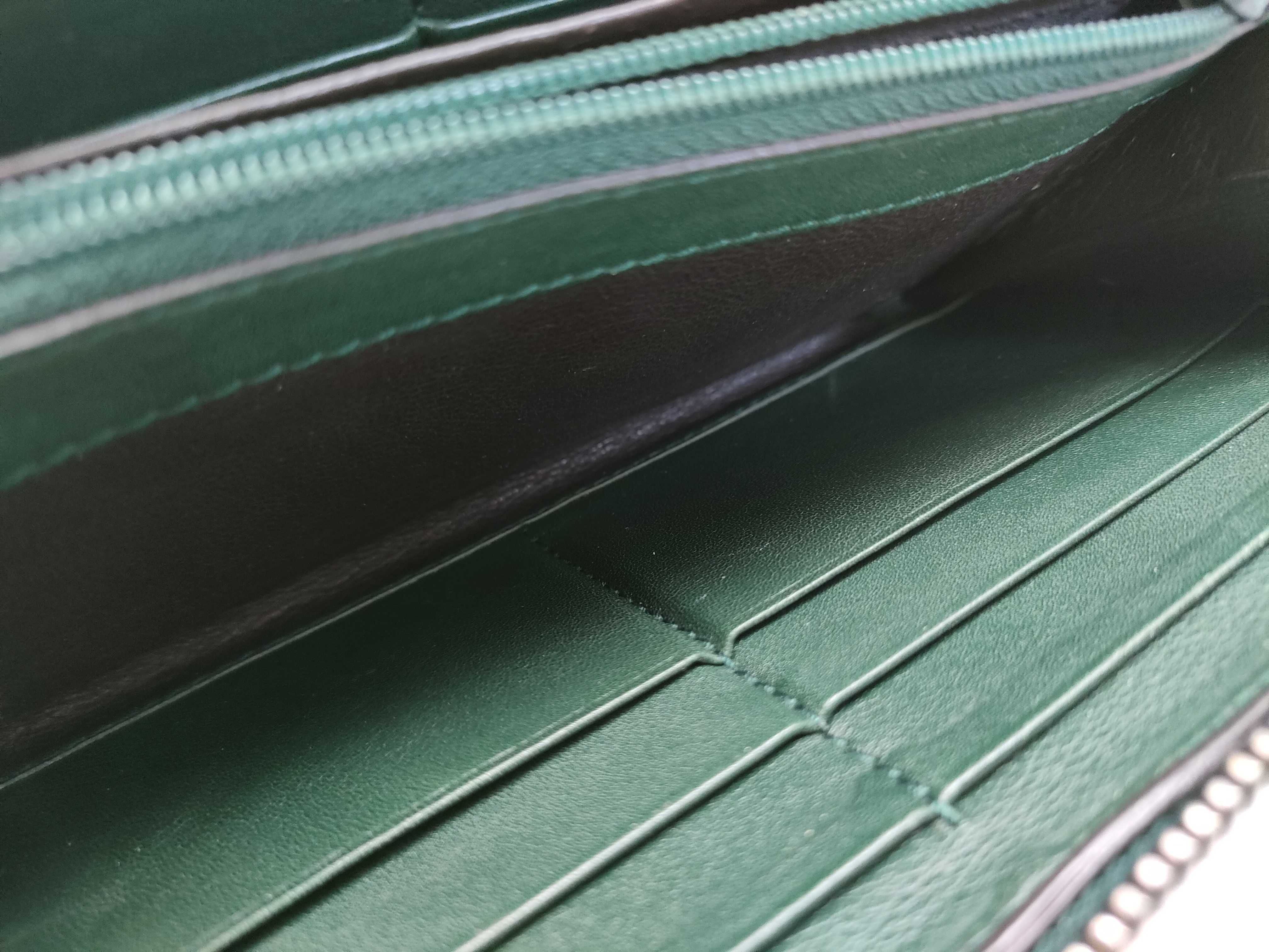 embossed round zipper long wallet — view 12