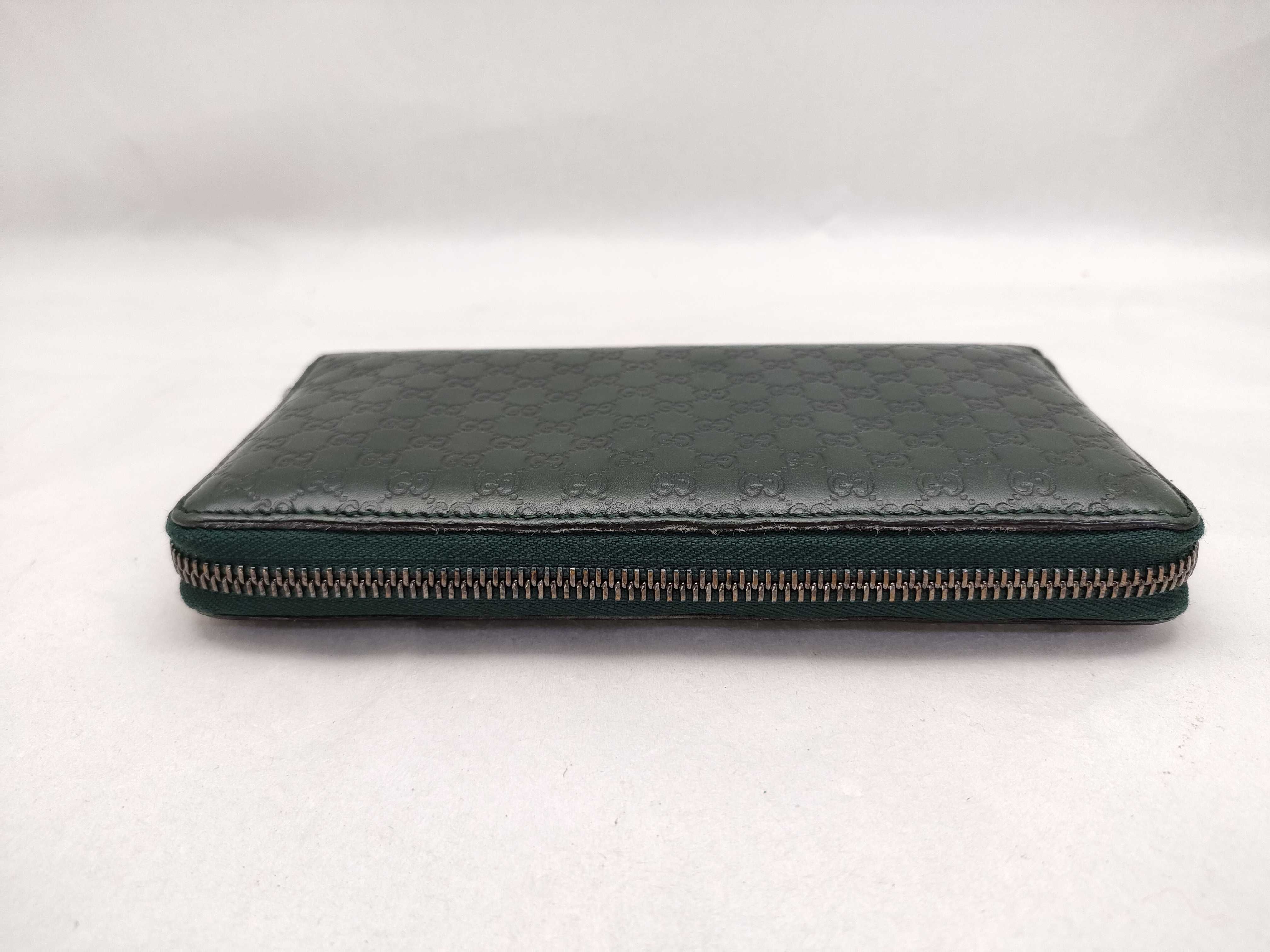 embossed round zipper long wallet — view 6