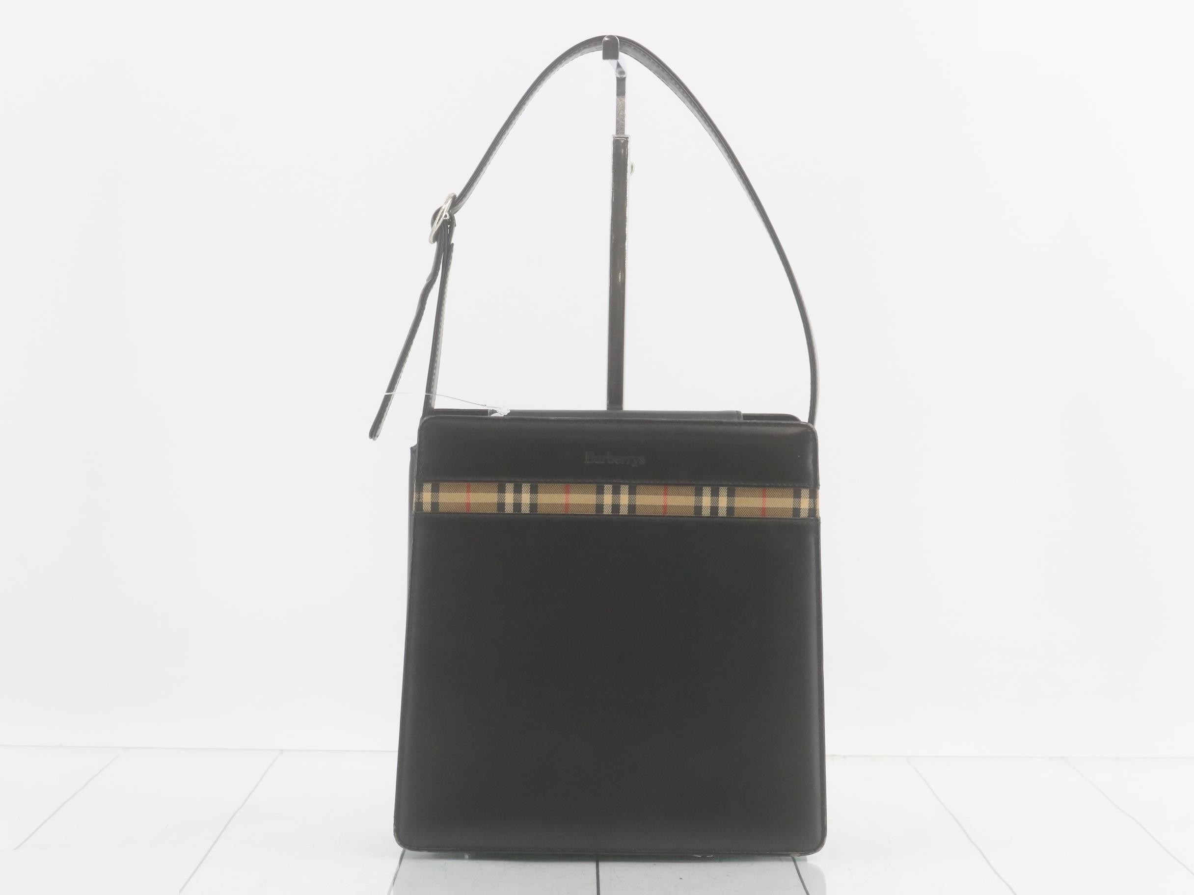 Nova Check Leather One Shoulder Bag