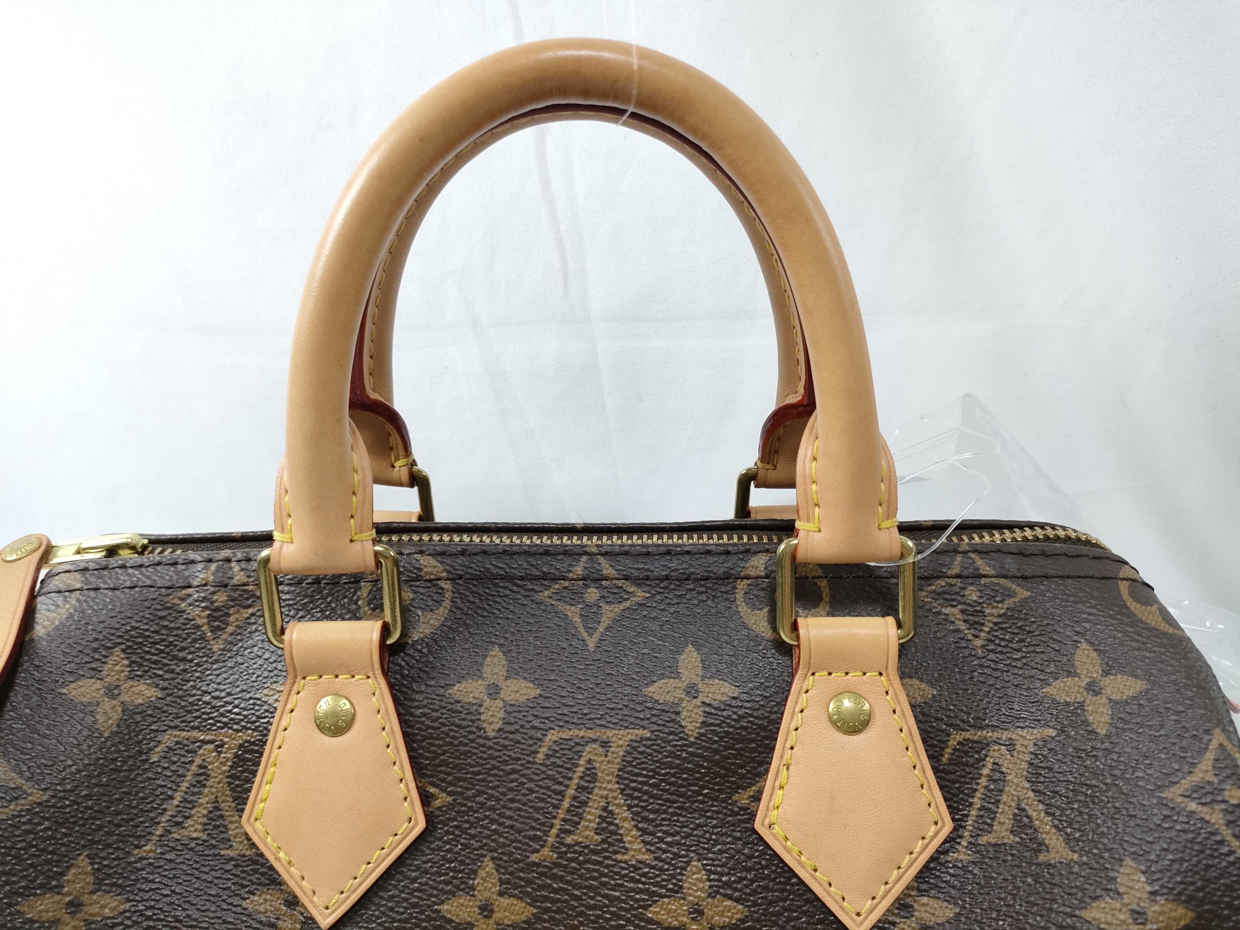 Monogram Louis Vuitton Monogram Speedy 25 M41109 RFID Detected Handbag — view 3