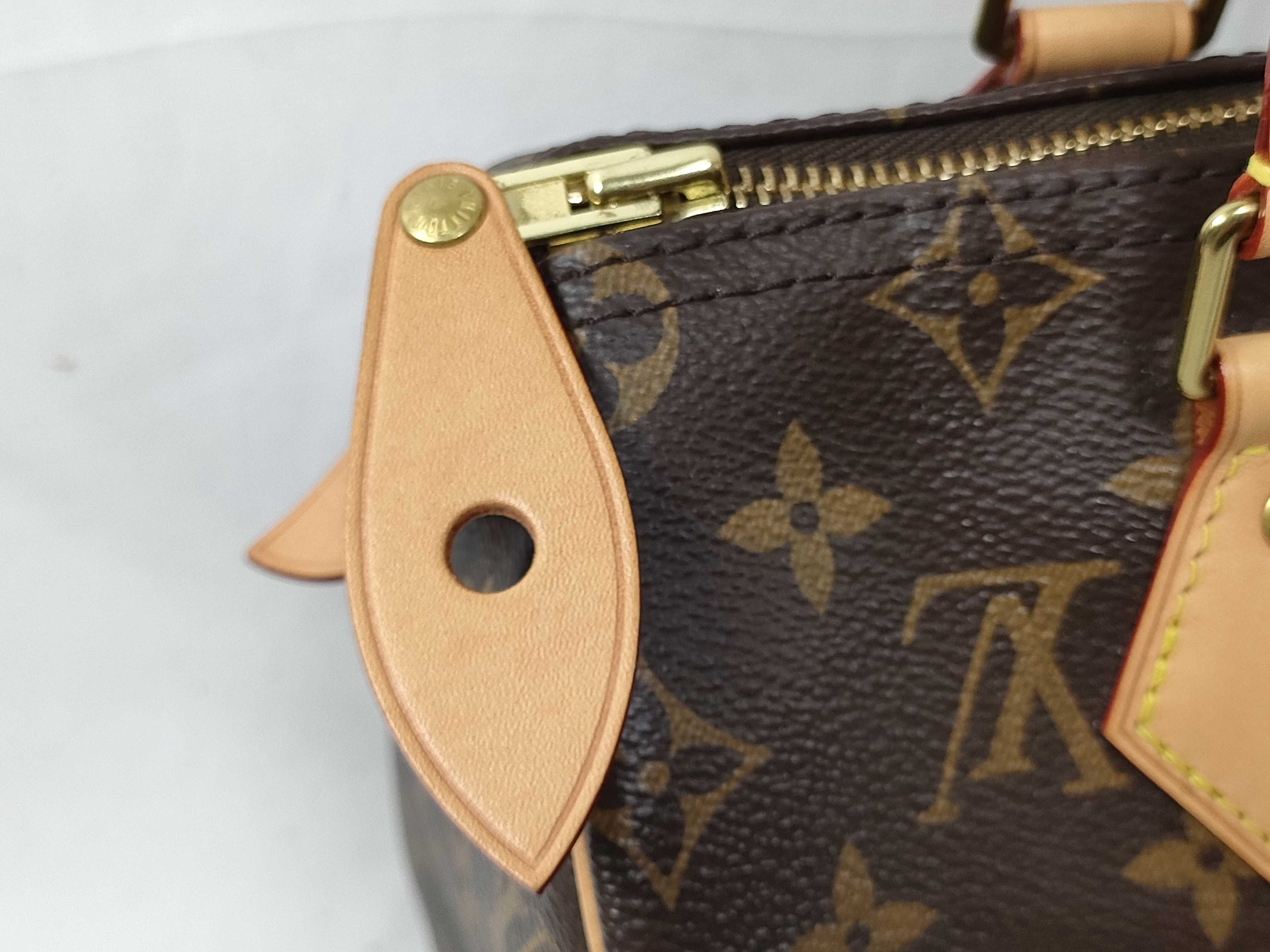Monogram Louis Vuitton Monogram Speedy 25 M41109 RFID Detected Handbag — view 4