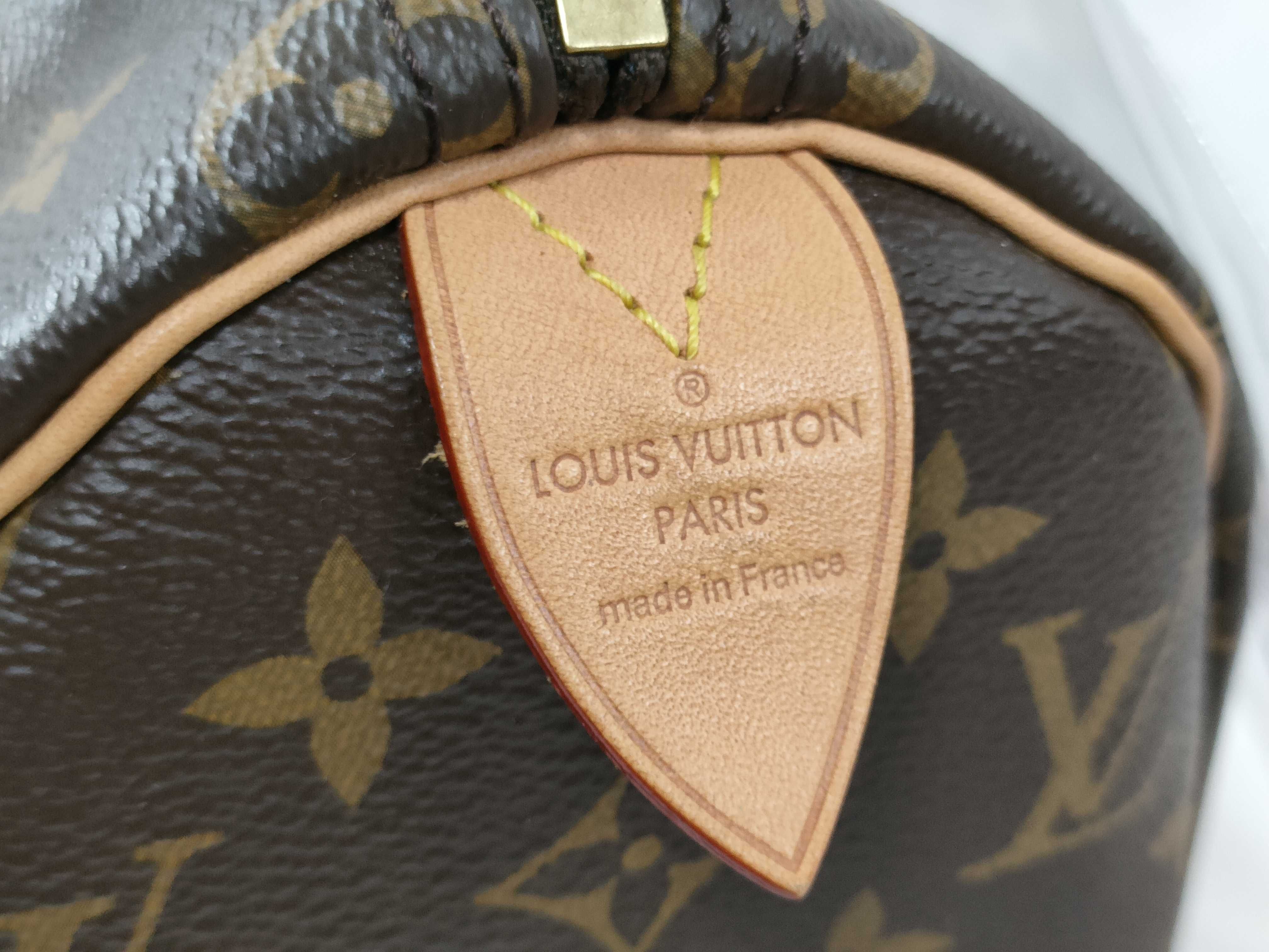 Monogram Louis Vuitton Monogram Speedy 25 M41109 RFID Detected Handbag — view 6