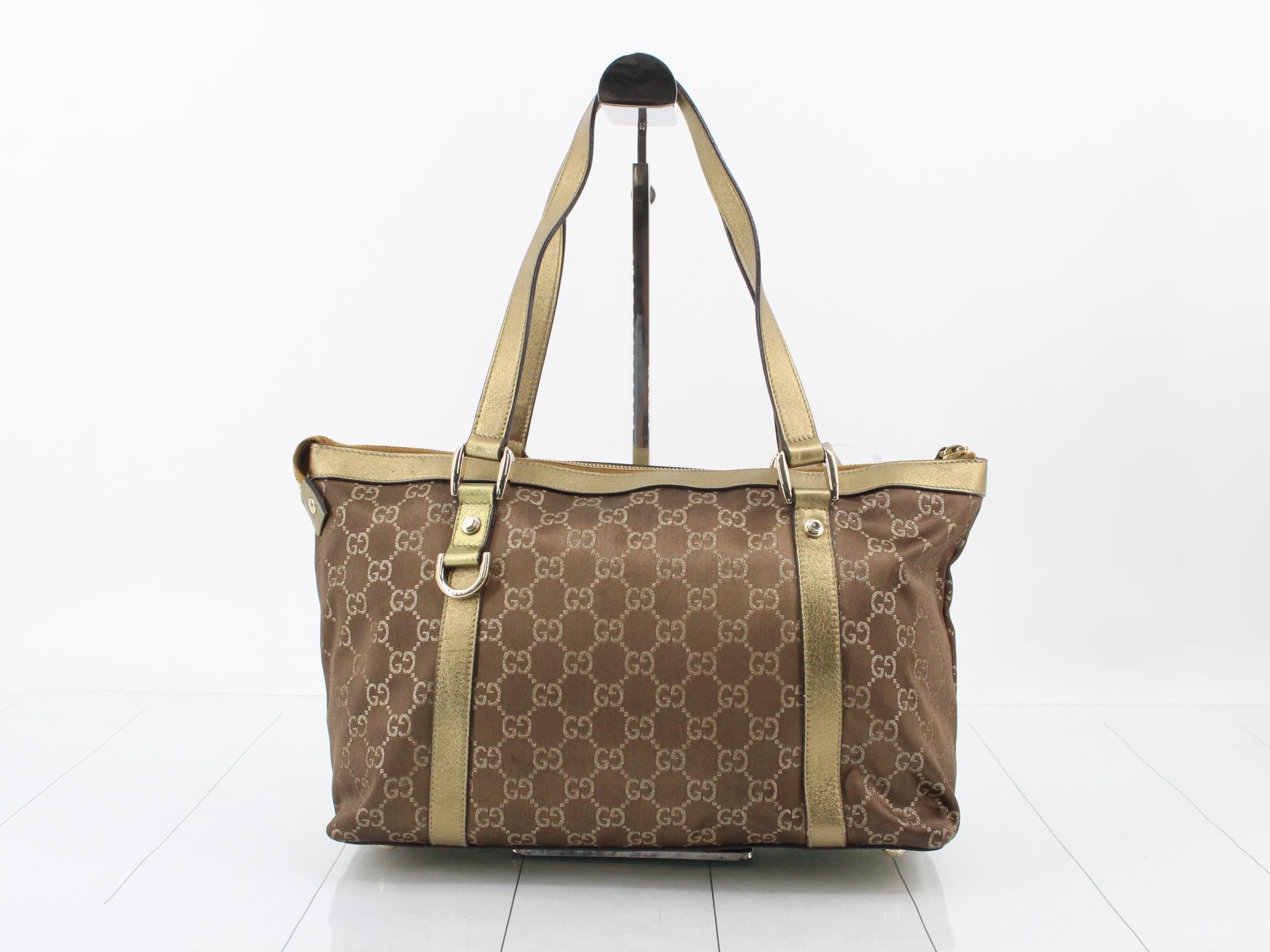 GG Canvas Bag, Tote Bag, Brown — view 2