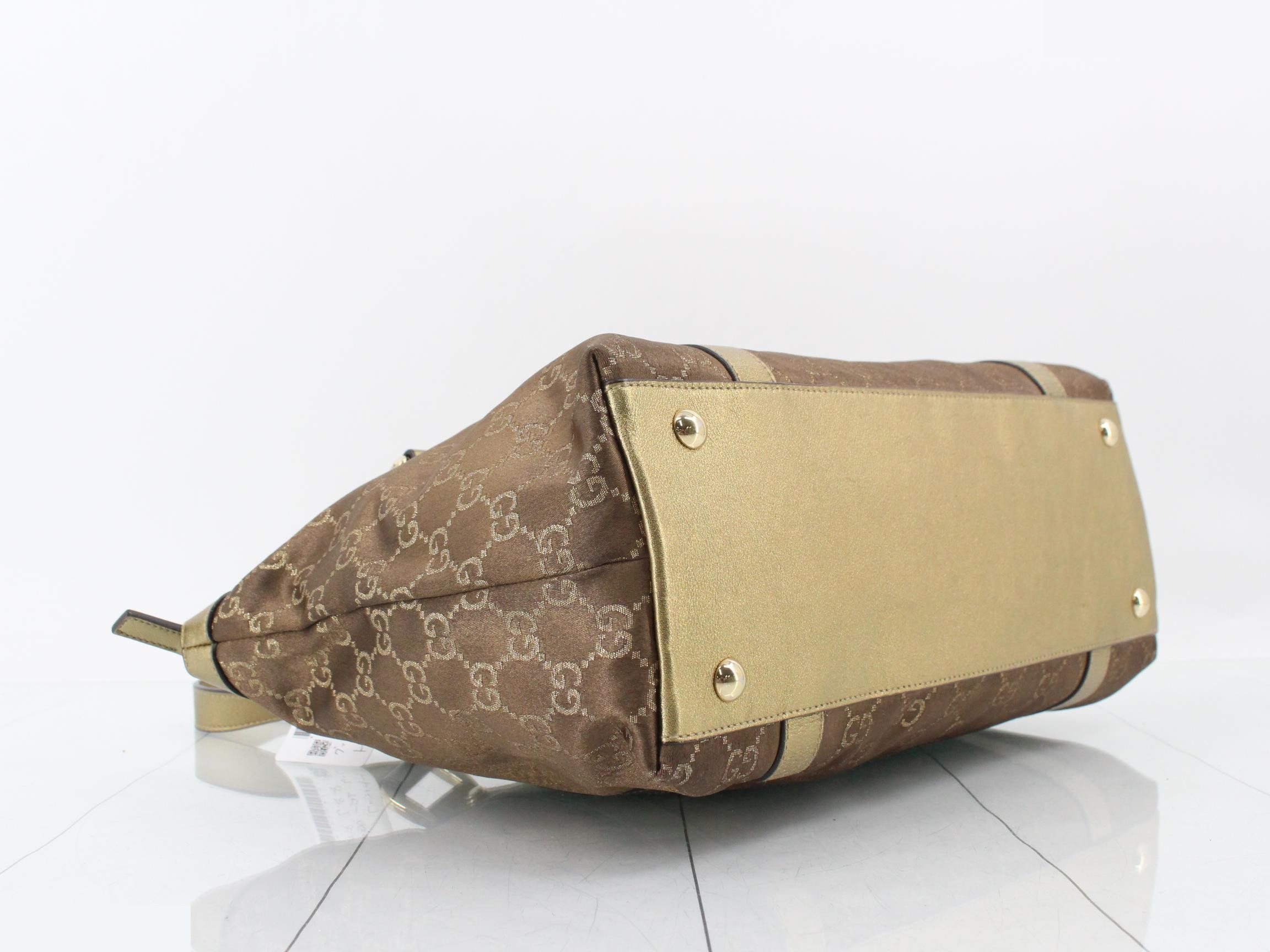GG Canvas Bag, Tote Bag, Brown — view 5