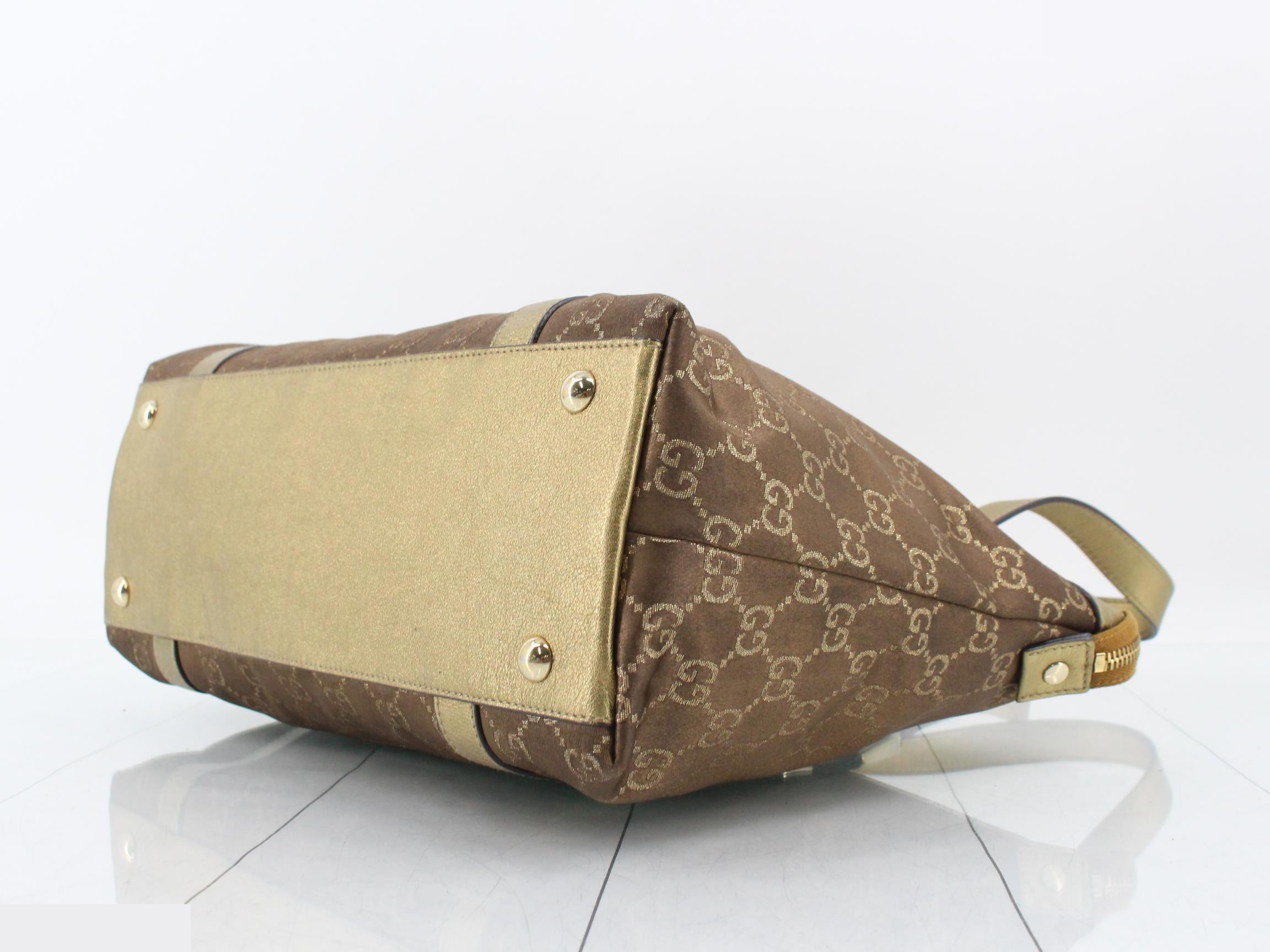 GG Canvas Bag, Tote Bag, Brown — view 6